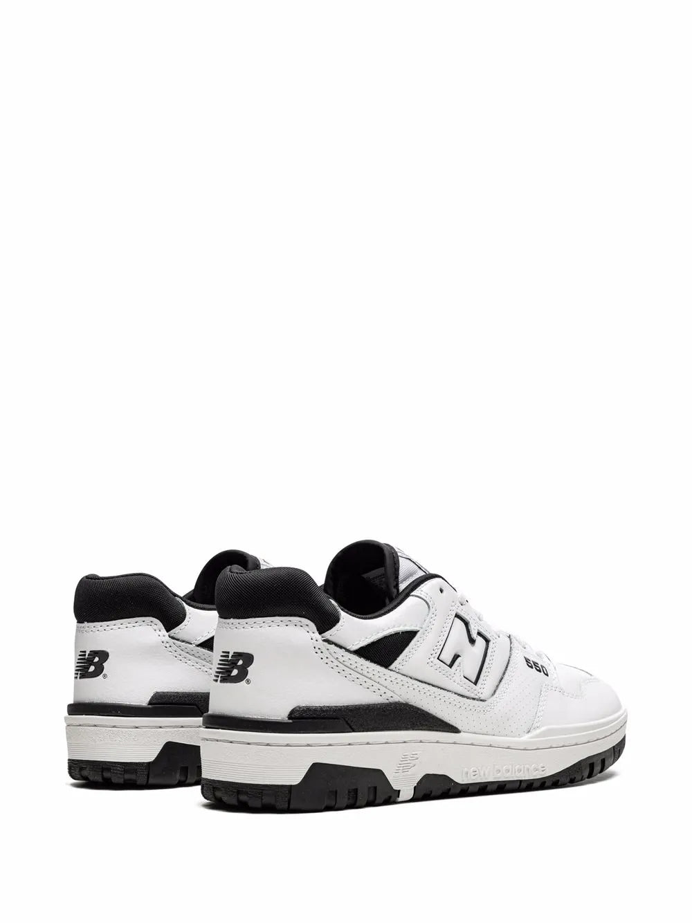 New Balance 550 White/Black Sneakers Grazuv Mart