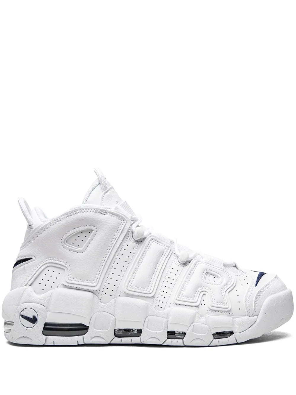 Nike Air More Uptempo White/Midnight Navy Sneakers Grazuv Mart
