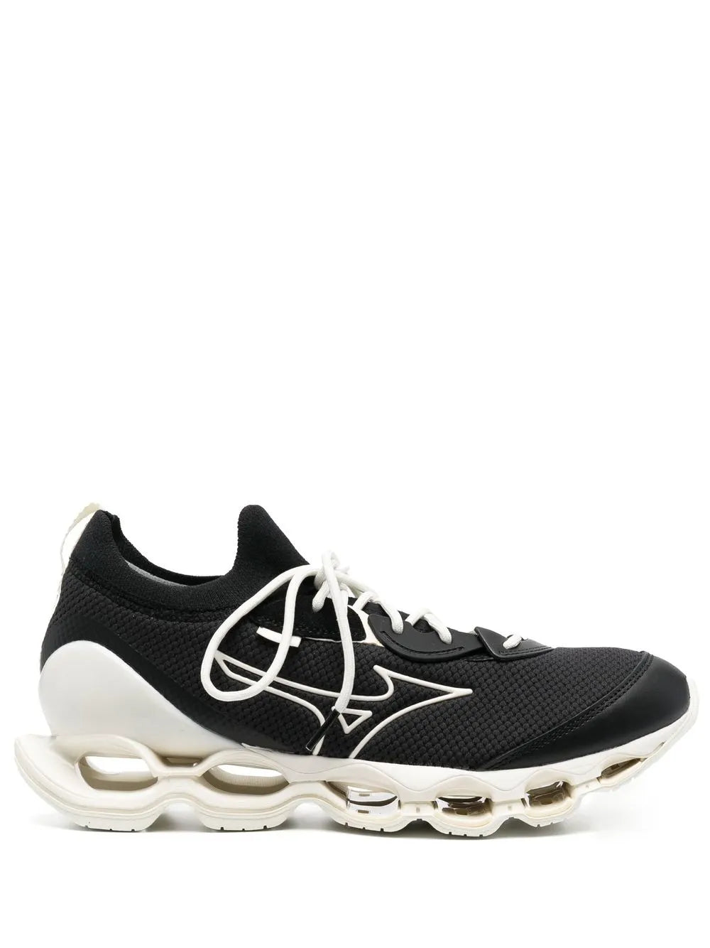 Mizuno Side Logo-Detail Low-Top Sneakers Grazuv Mart