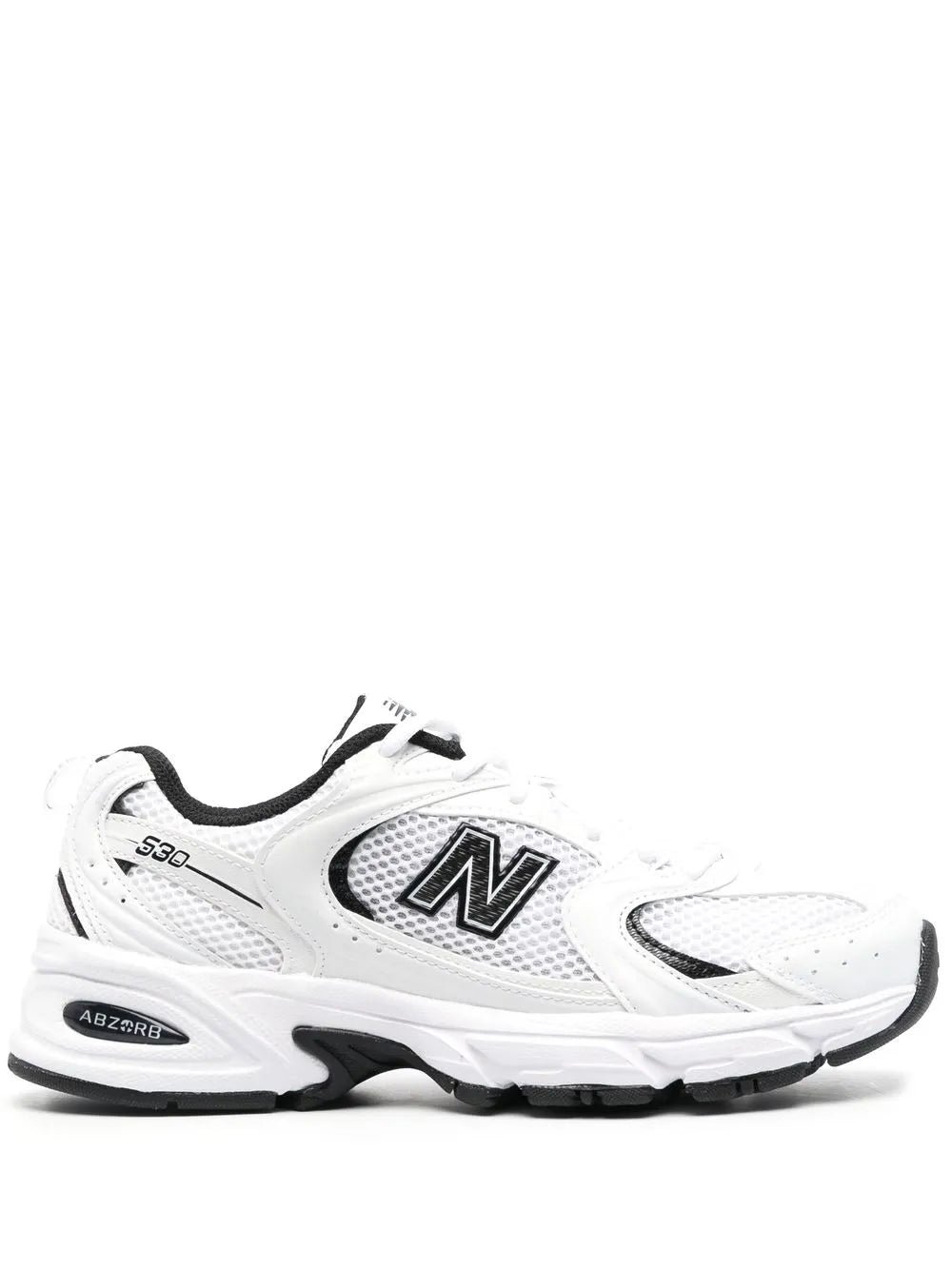 New Balance Logo-Patch Low-Top Sneakers Grazuv Mart