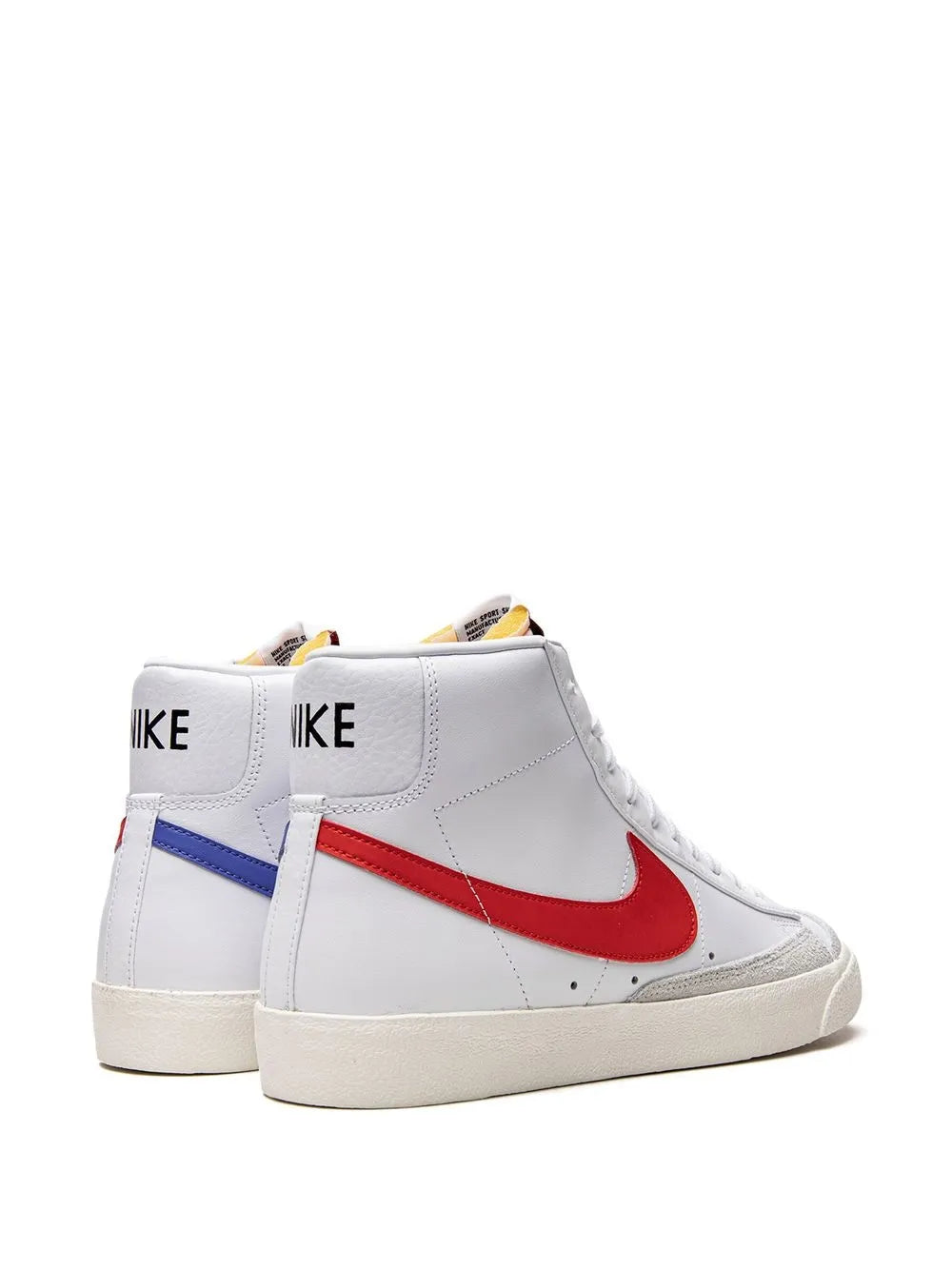 Nike Blazer Mid 77 Vintage Mismatched Swoosh Blue - Red Sneakers Grazuv Mart