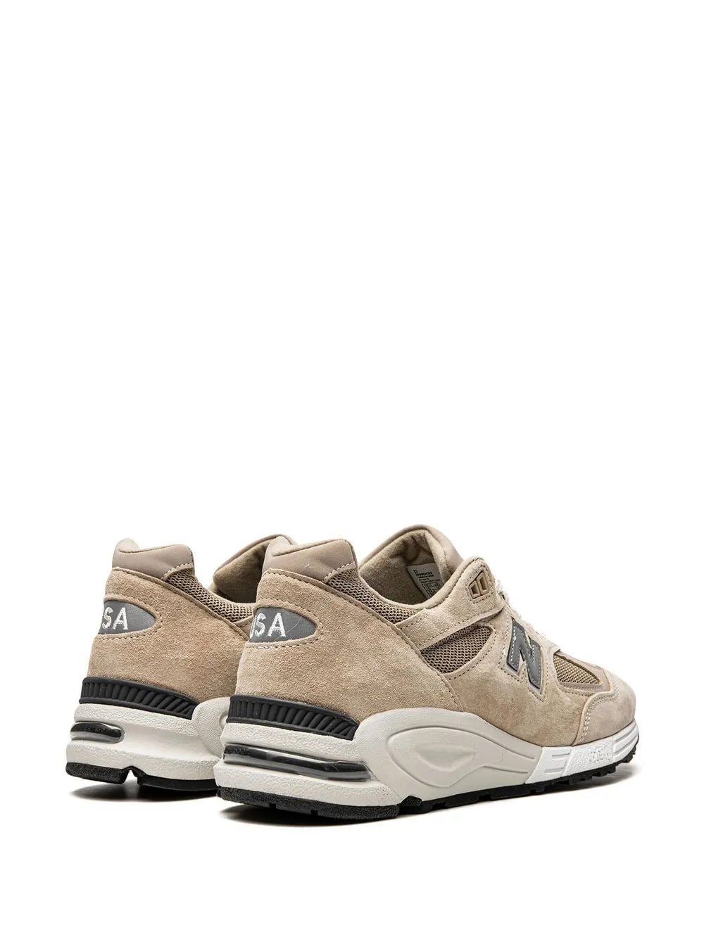 New Balance X Kith 990 V2 Made In Usa Tan Sneakers Grazuv Mart