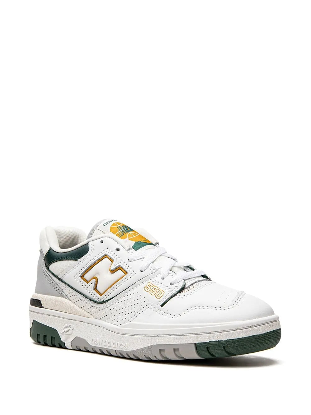 New Balance 550 White/Nightwatch Green Sneakers Grazuv Mart