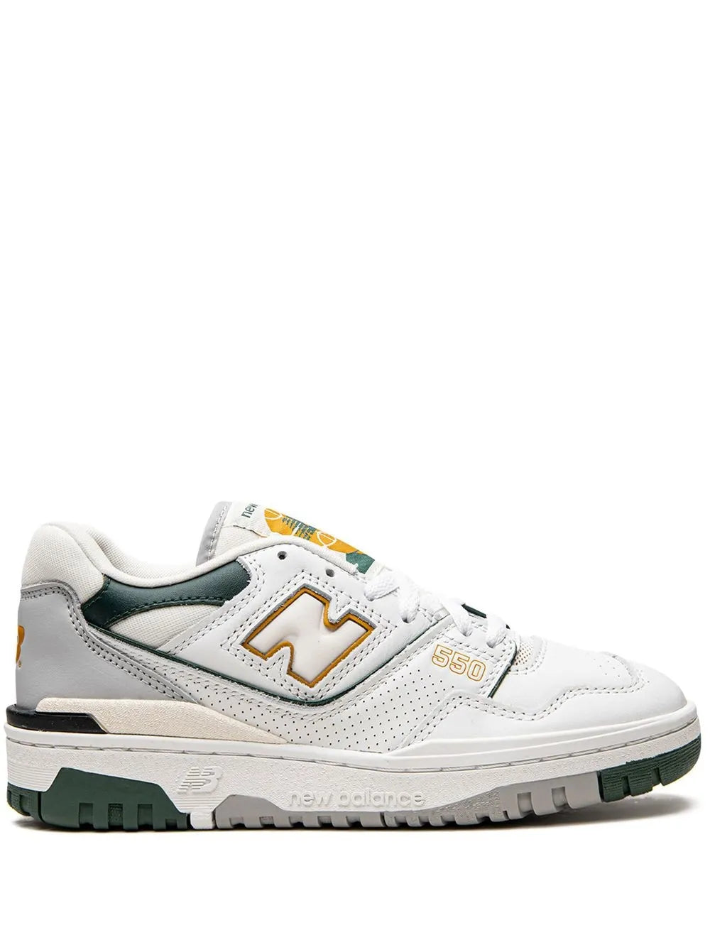 New Balance 550 White/Nightwatch Green Sneakers Grazuv Mart