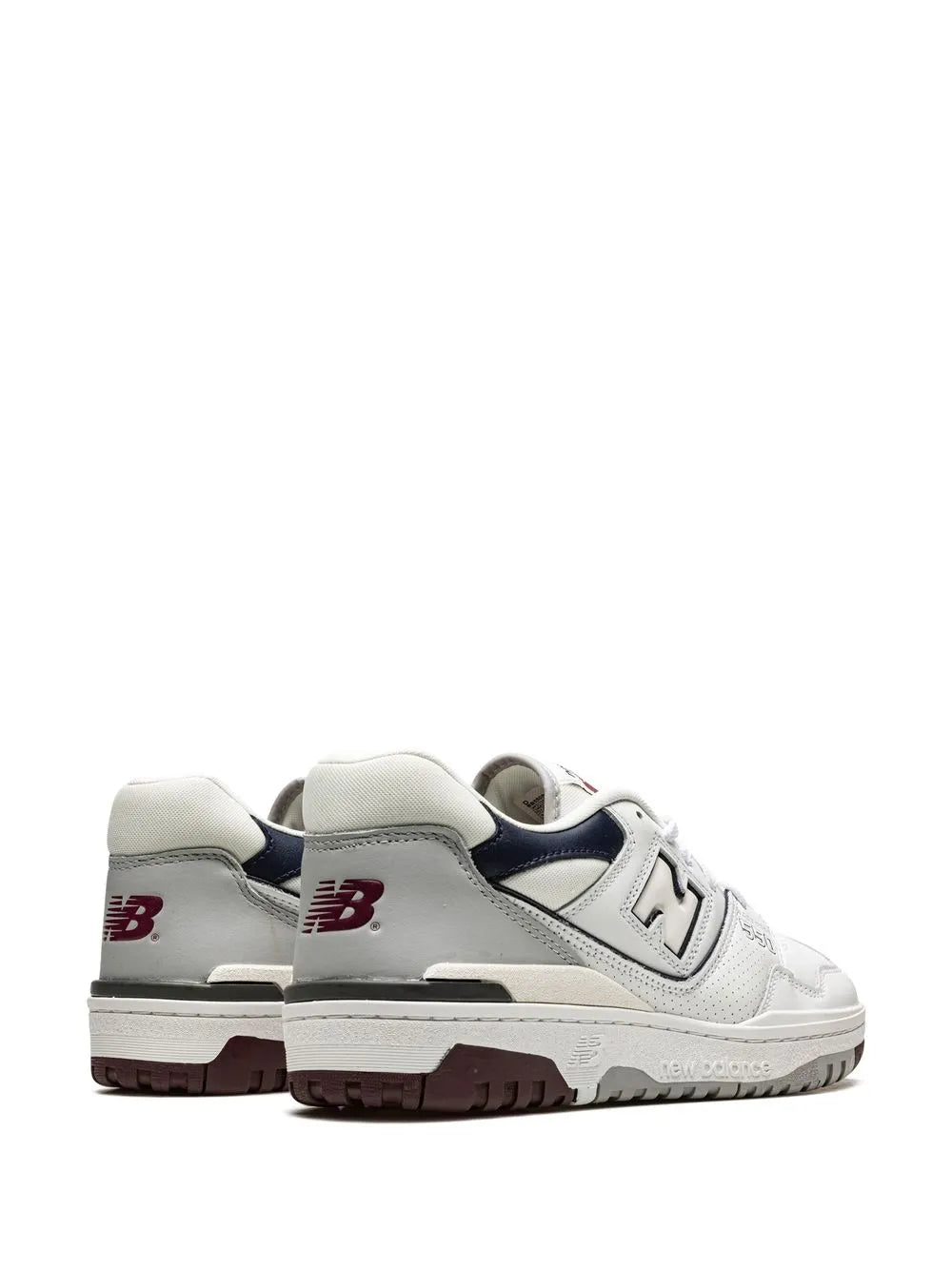 New Balance 550 White/Indigo/Burgundy Sneakers Grazuv Mart