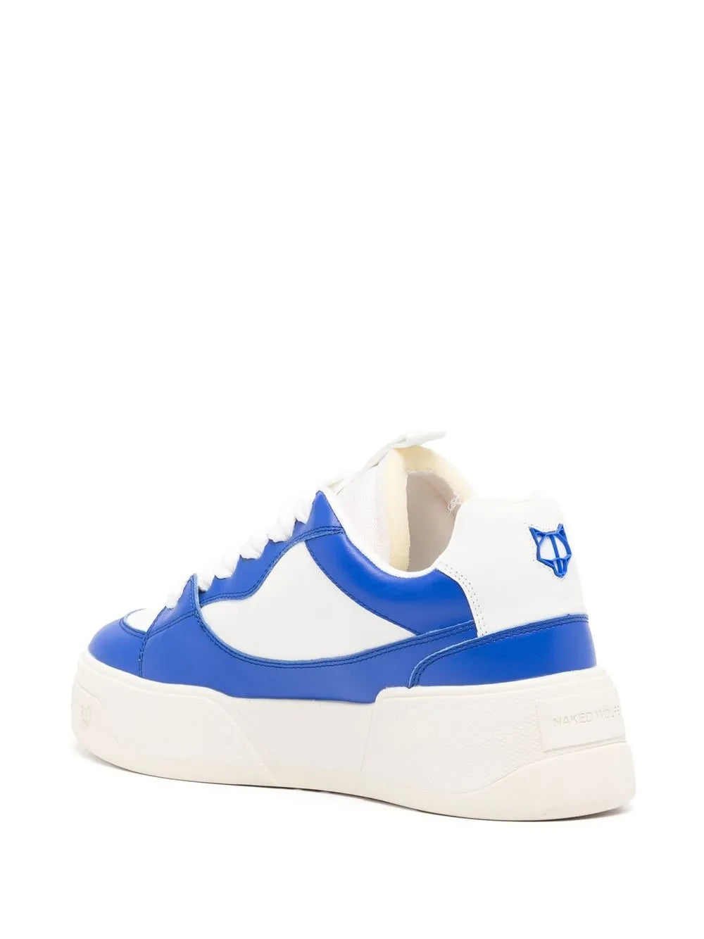 Naked Wolfe Logo-Patch Lace-Up Sneakers Grazuv Mart
