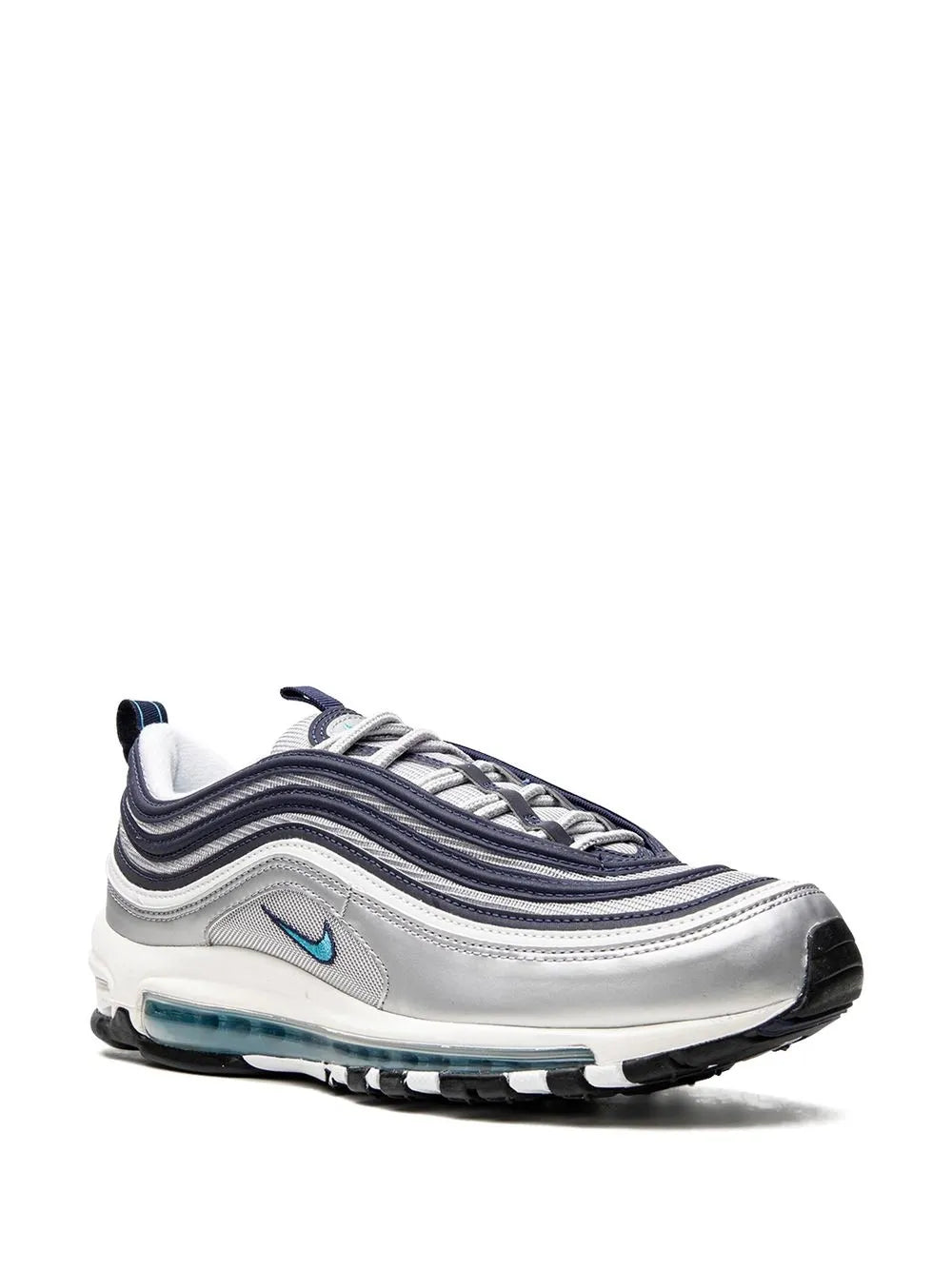 Nike Air Max 97 Metallic Silver/Chlorine Blue Sneakers Grazuv Mart