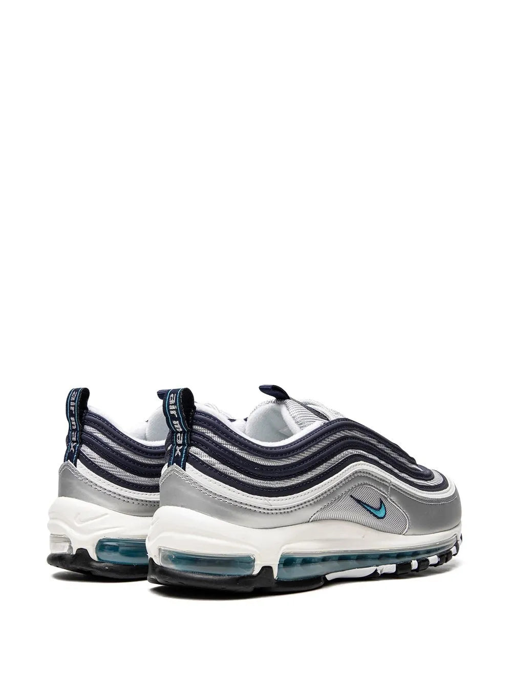 Nike Air Max 97 Metallic Silver/Chlorine Blue Sneakers Grazuv Mart