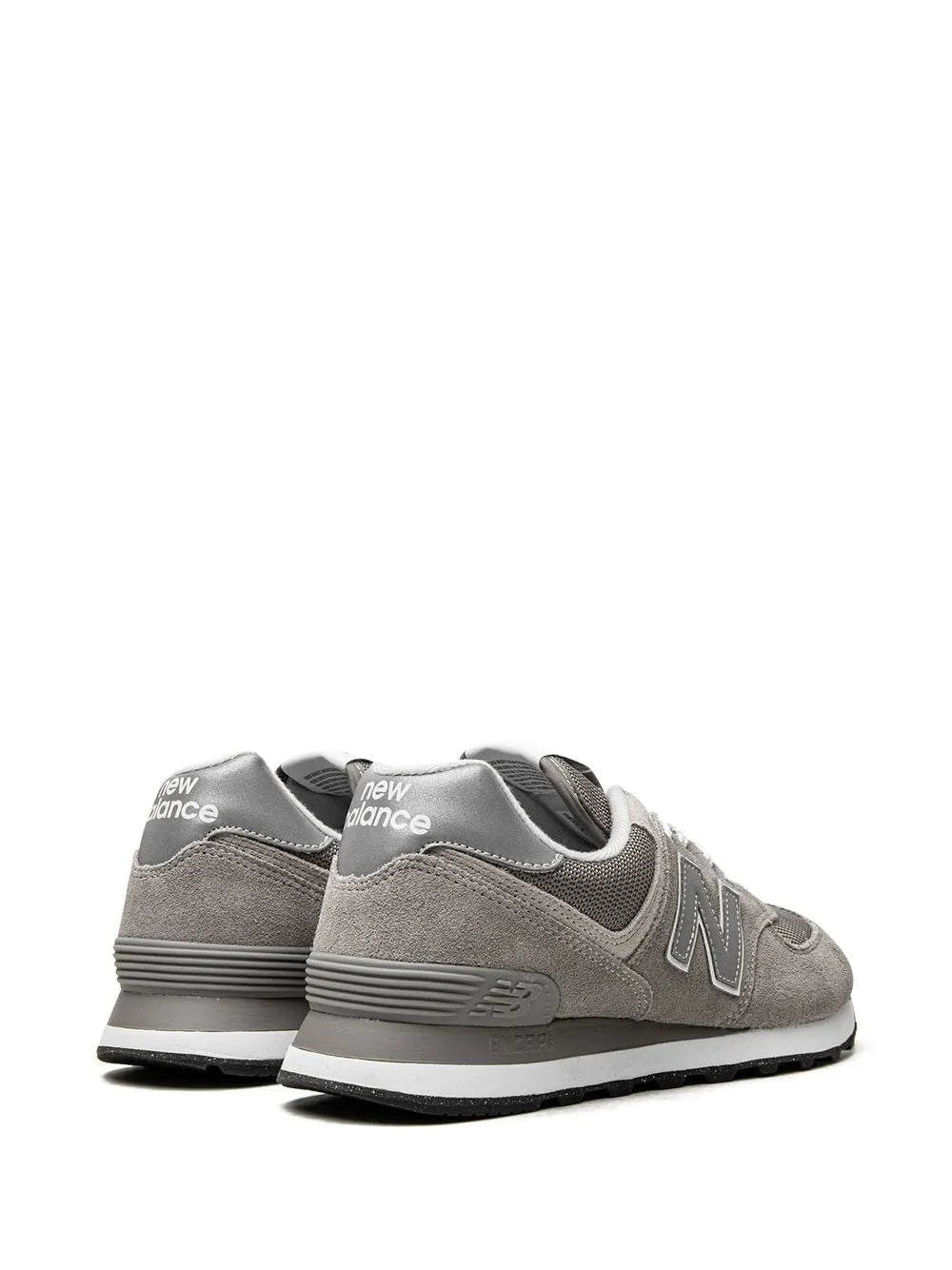 New Balance 574 Core Grey/White/Silver Sneakers Grazuv Mart