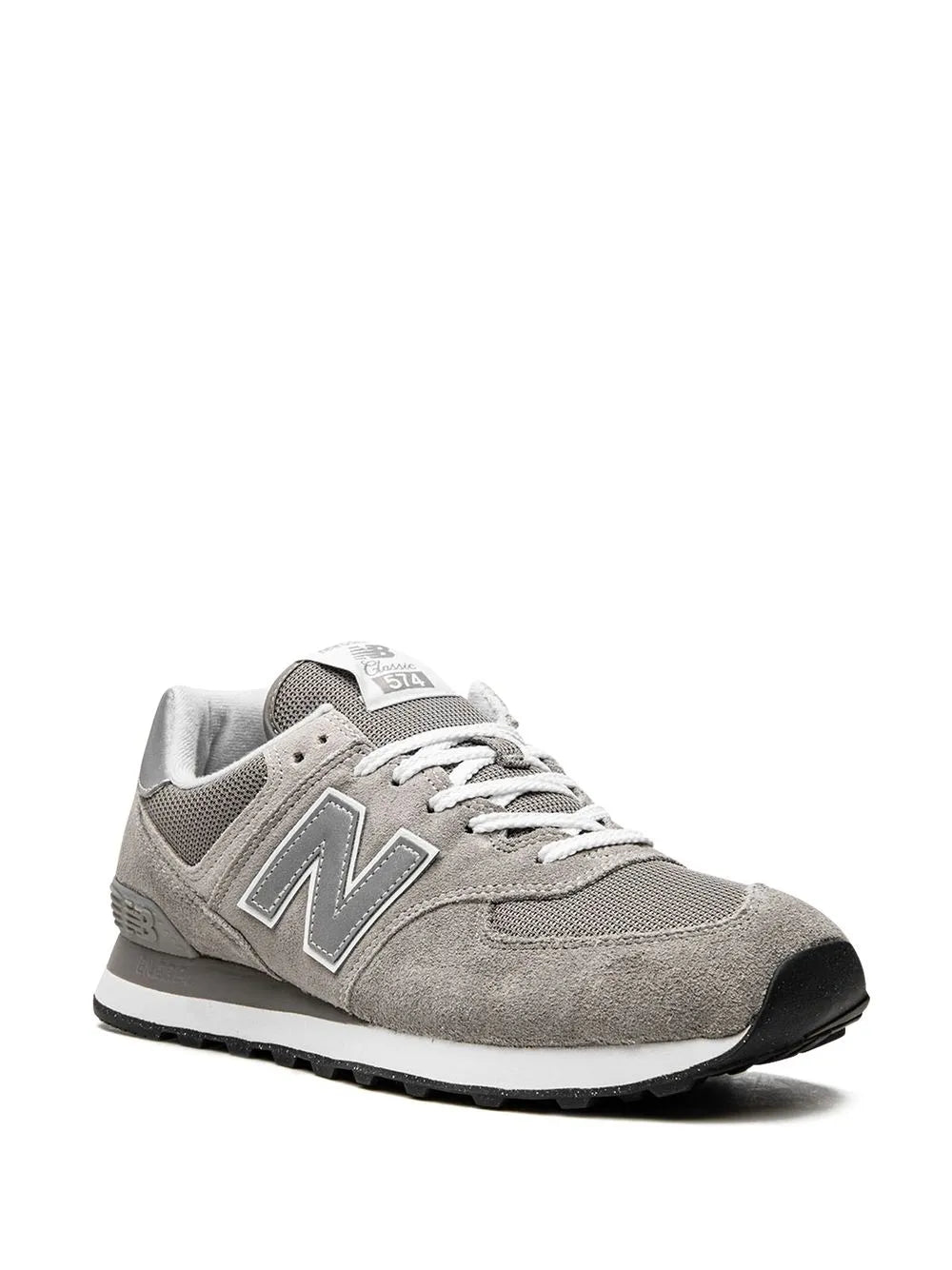 New Balance 574 Core Grey/White/Silver Sneakers Grazuv Mart