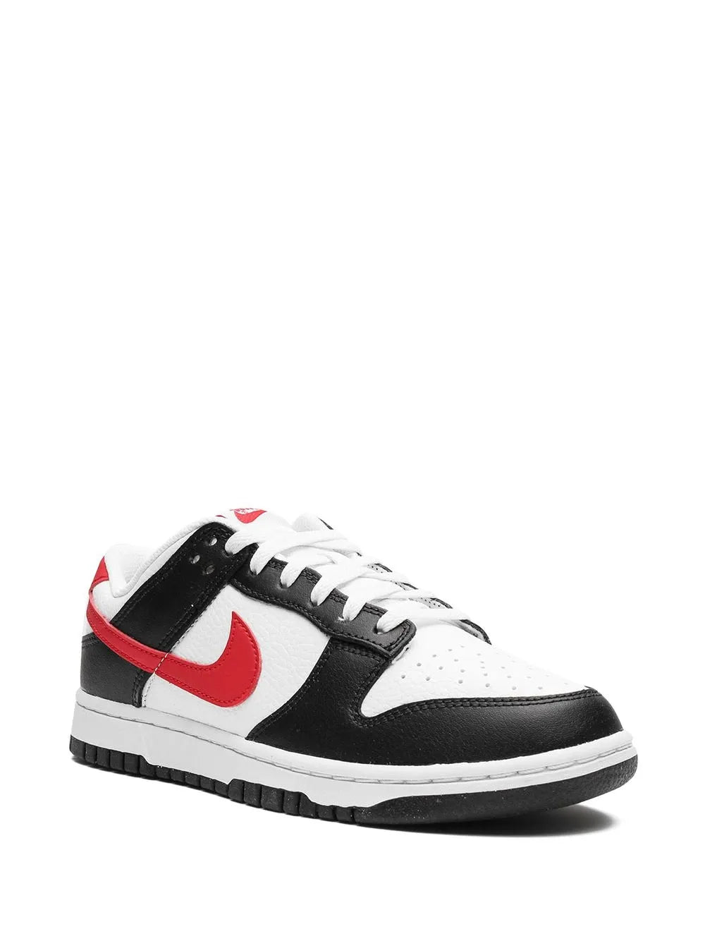 Nike Dunk Low Retro Red Swoosh Panda Sneakers Grazuv Mart