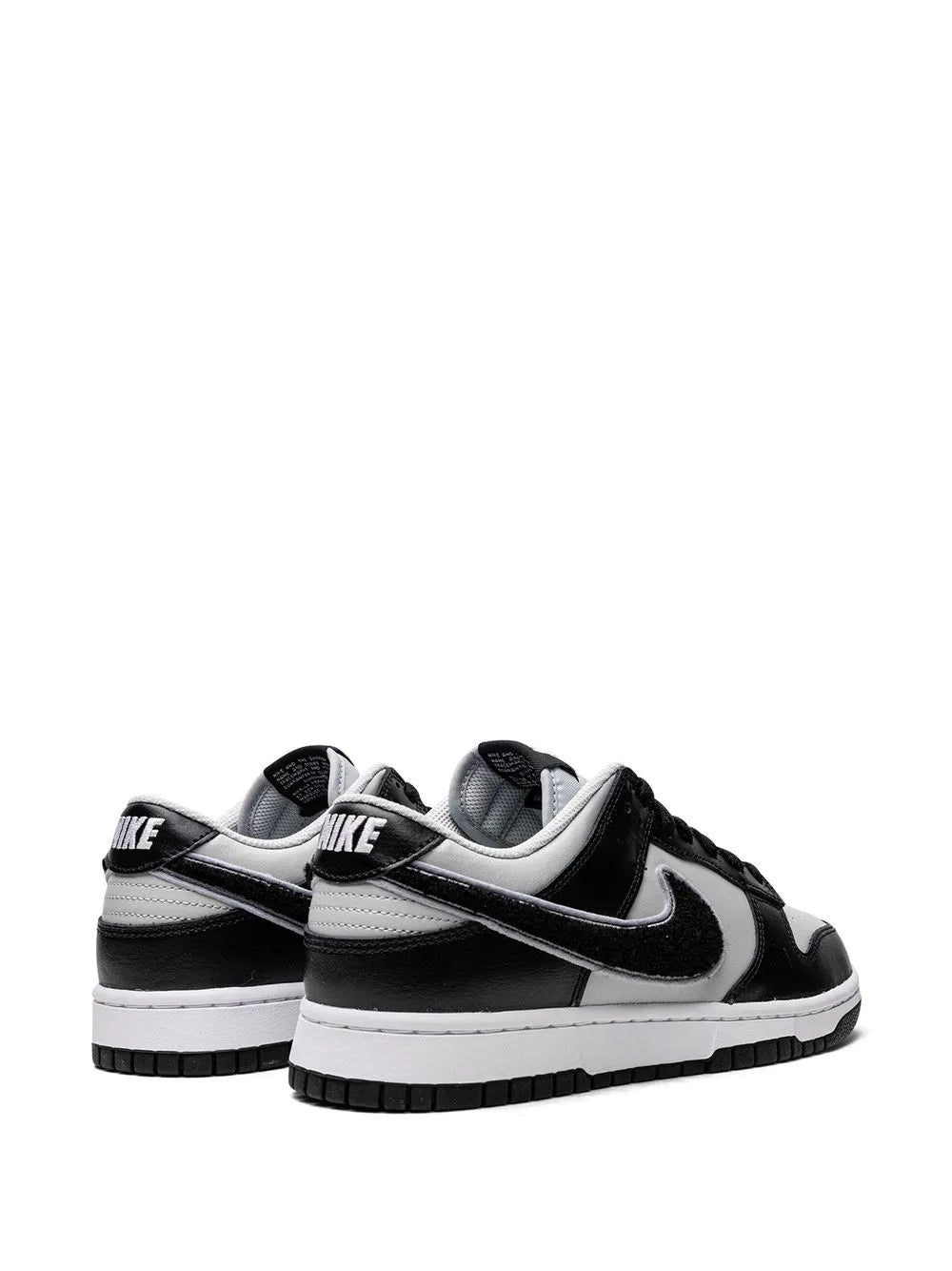 Nike Dunk Low Chenille Swoosh Black Grey Sneakers Grazuv Mart