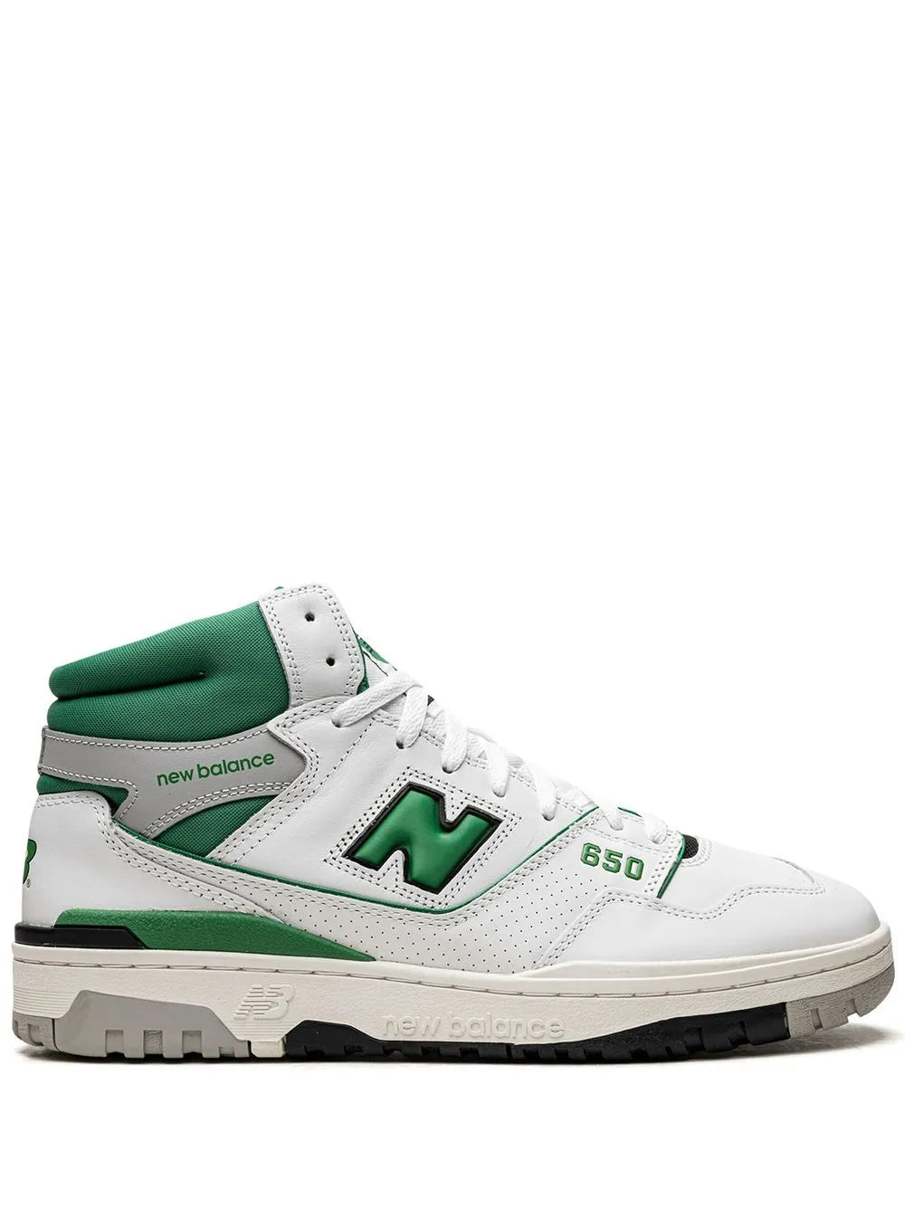 New Balance 650 White/Green Sneakers Grazuv Mart