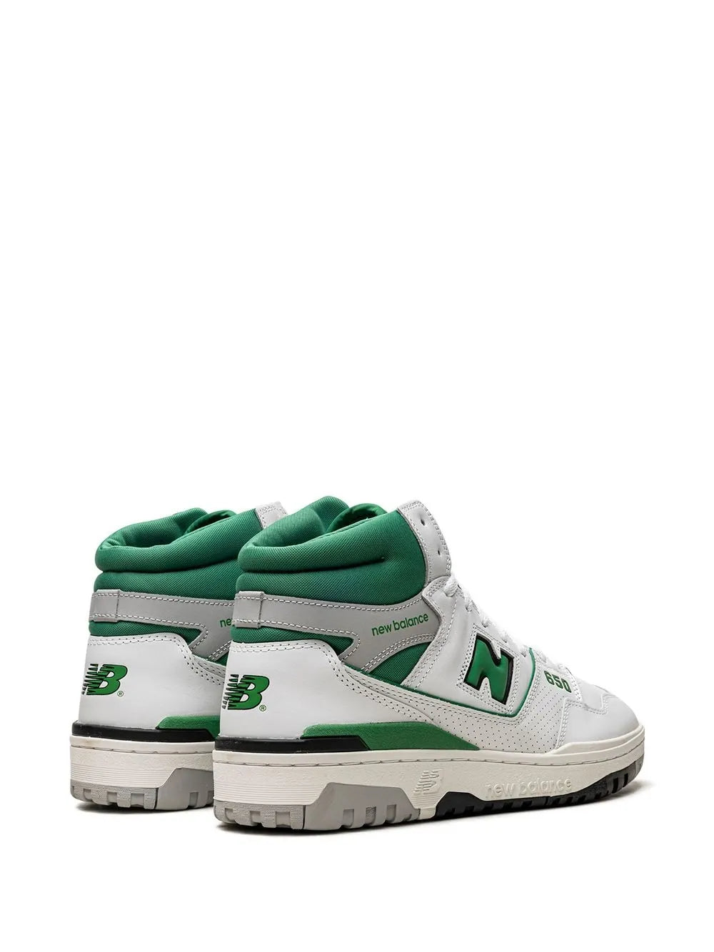 New Balance 650 White/Green Sneakers Grazuv Mart