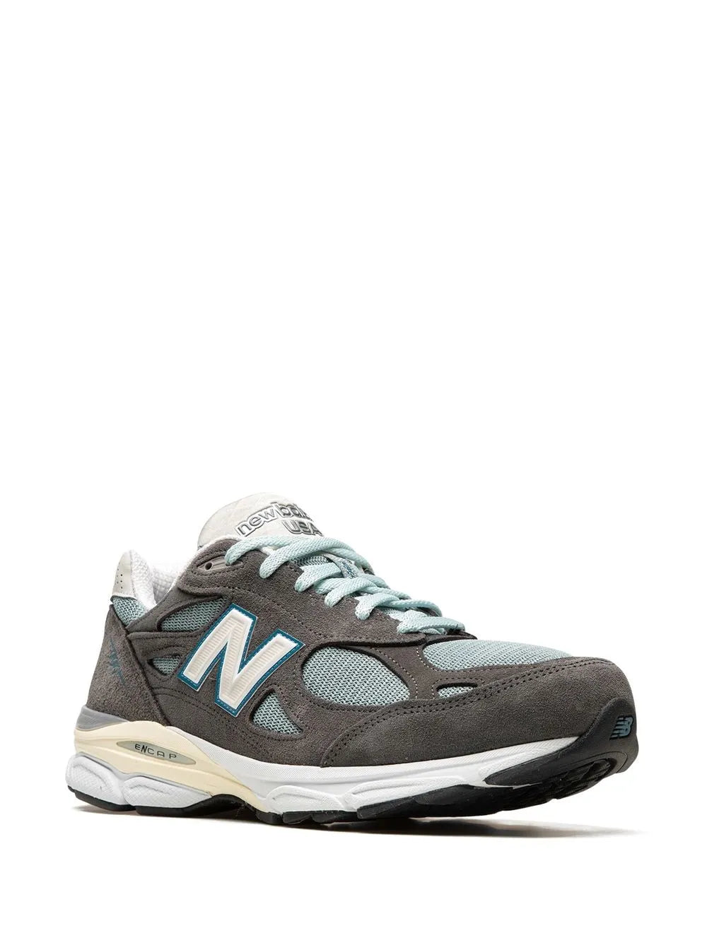New Balance X Kith 990 V3 Steel Blue/Grey Sneakers Grazuv Mart