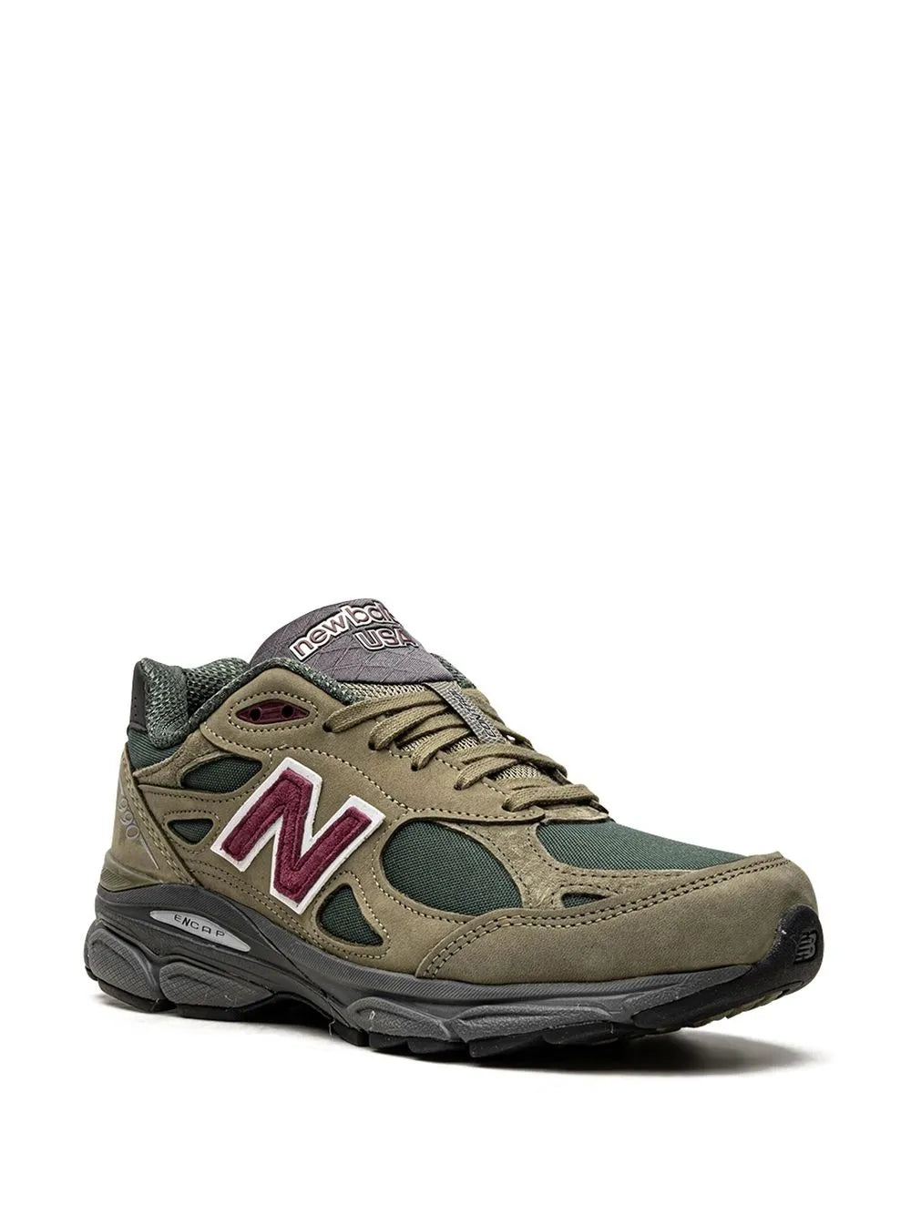 New Balance X Teddy Santis 990 V3 Green/Purple Sneakers Grazuv Mart