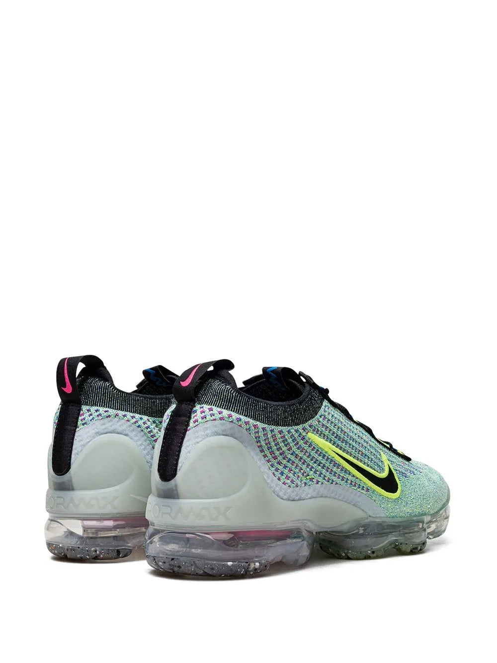 Nike Air Vapormax Flyknit 2021 Volt/Black-Photo Blue-Metallic Sneakers Grazuv Mart