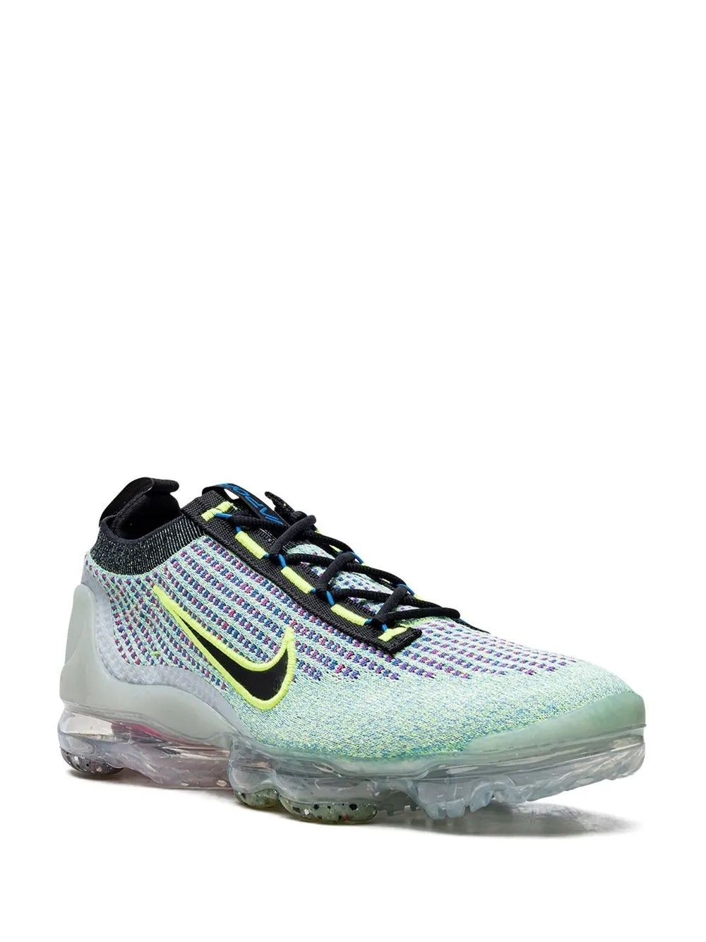 Nike Air Vapormax Flyknit 2021 Volt/Black-Photo Blue-Metallic Sneakers Grazuv Mart