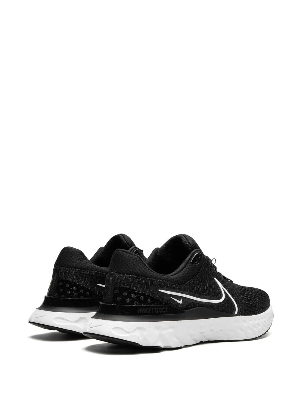 Nike React Infinity Run Flyknit 3 Black/White Sneakers Grazuv Mart