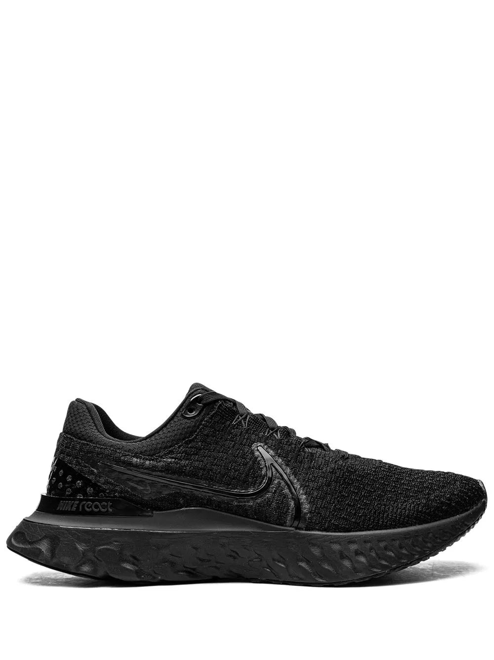 Nike React Infinity Run Flyknit 3 Triple Black Sneakers Grazuv Mart