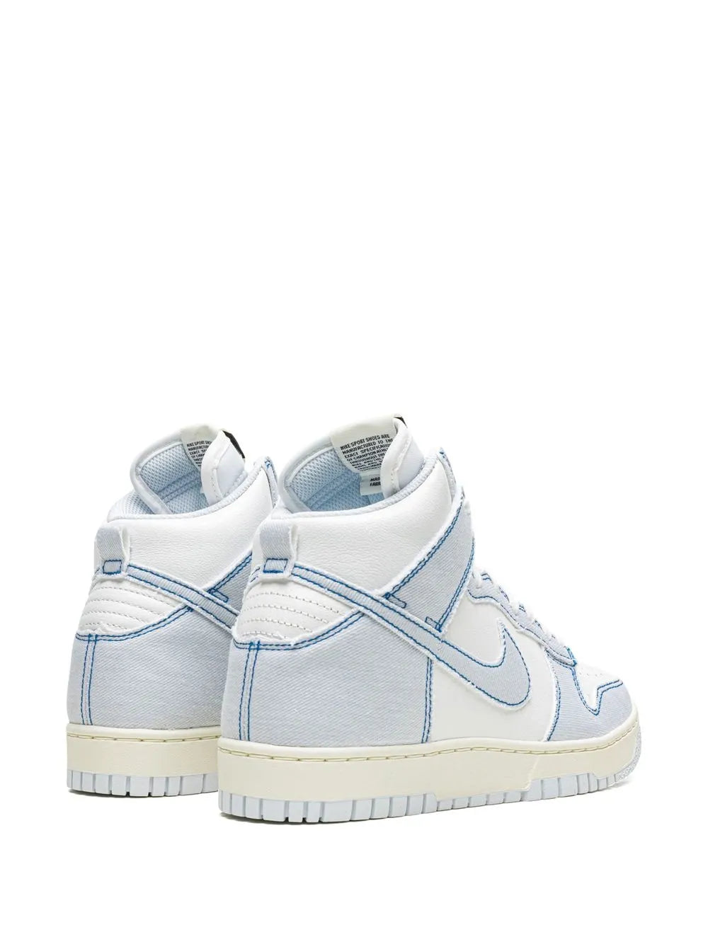 Nike Dunk High 1985 Blue Denim Sneakers Grazuv Mart