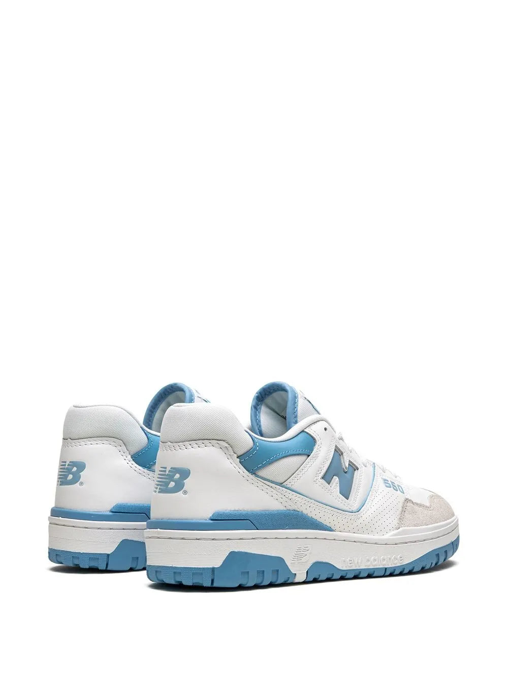 New Balance 550 White/Baby Blue Sneakers Grazuv Mart
