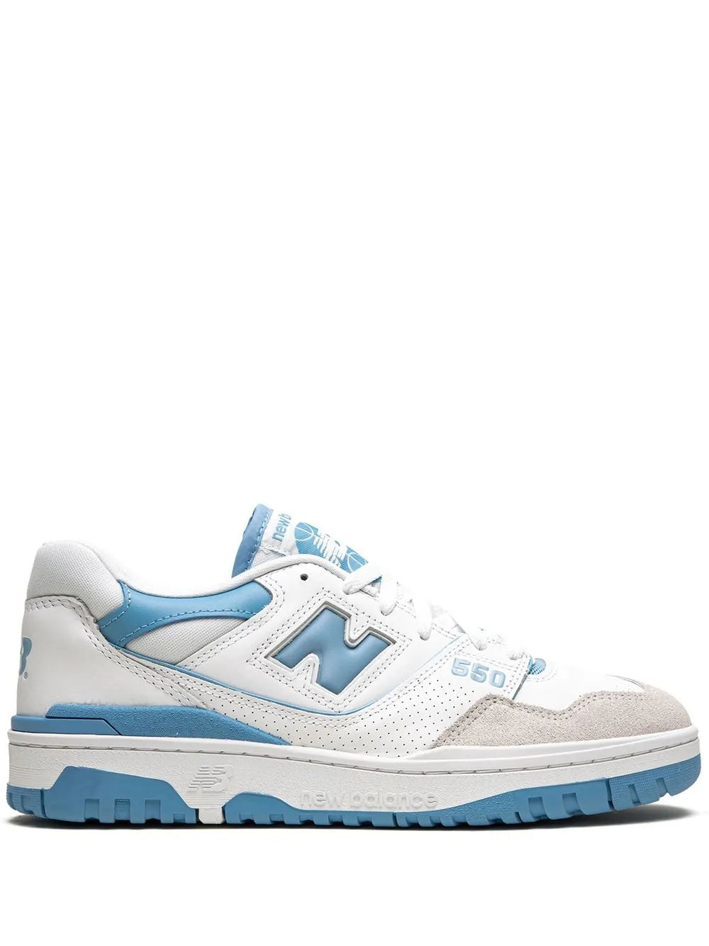 New Balance 550 White/Baby Blue Sneakers Grazuv Mart