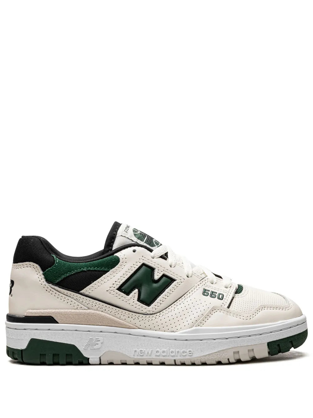 New Balance 550 Sea Salt Pine Green Sneakers Grazuv Mart
