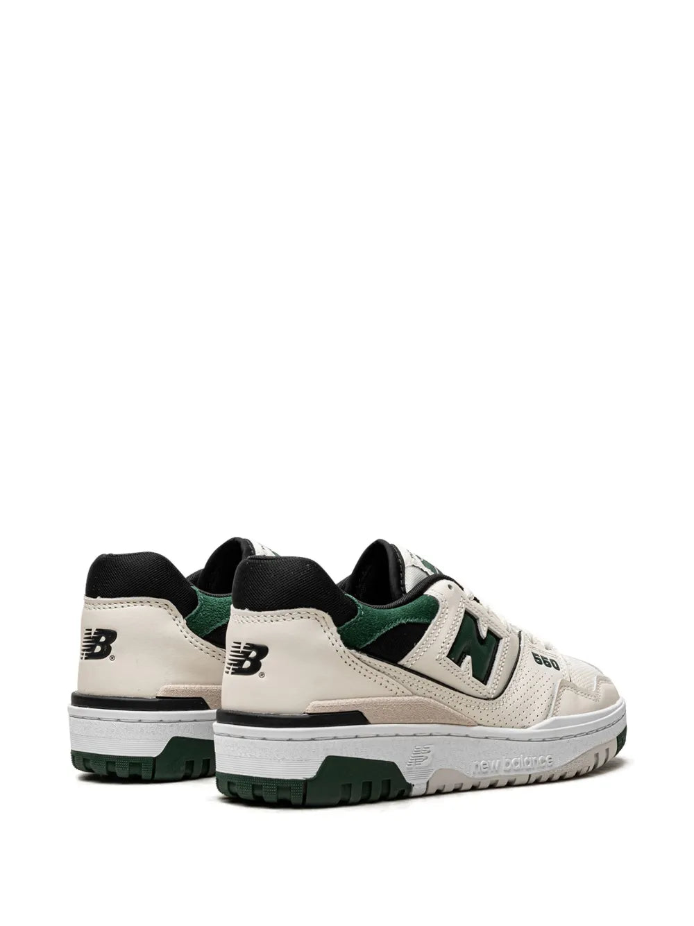 New Balance 550 Sea Salt Pine Green Sneakers Grazuv Mart