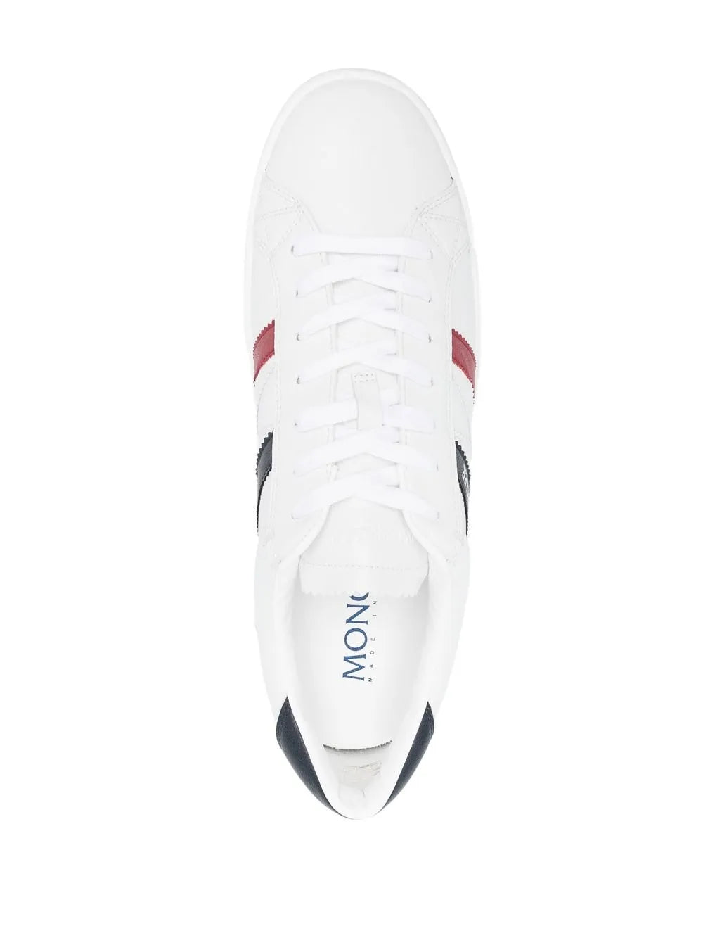 Moncler Faux-Leather Sneakers Grazuv Mart