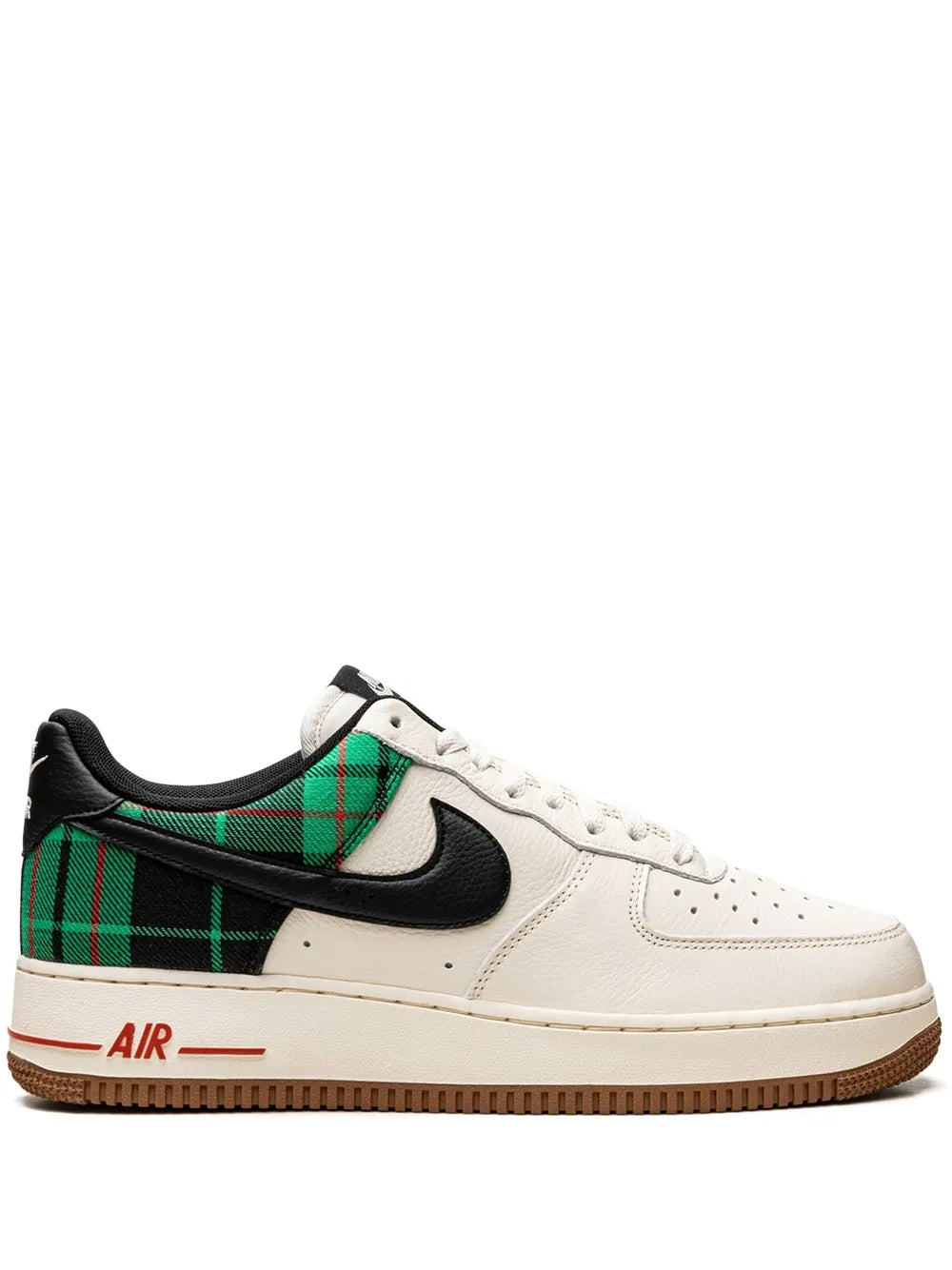 Nike Air Force 1 Low 07 Lx Plaid Pale Ivory Stadium Green Sneakers Grazuv Mart