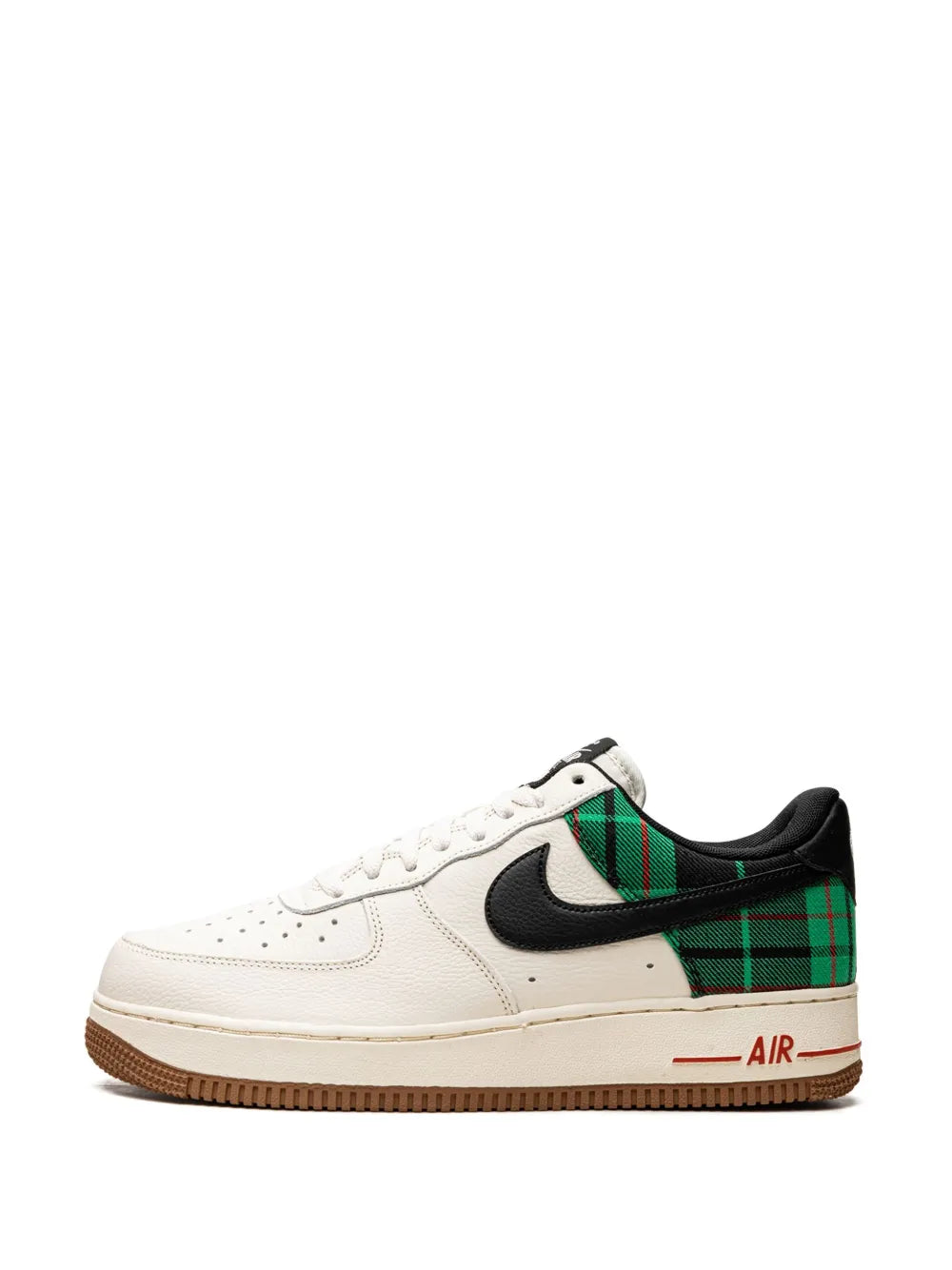 Nike Air Force 1 Low 07 Lx Plaid Pale Ivory Stadium Green Sneakers Grazuv Mart