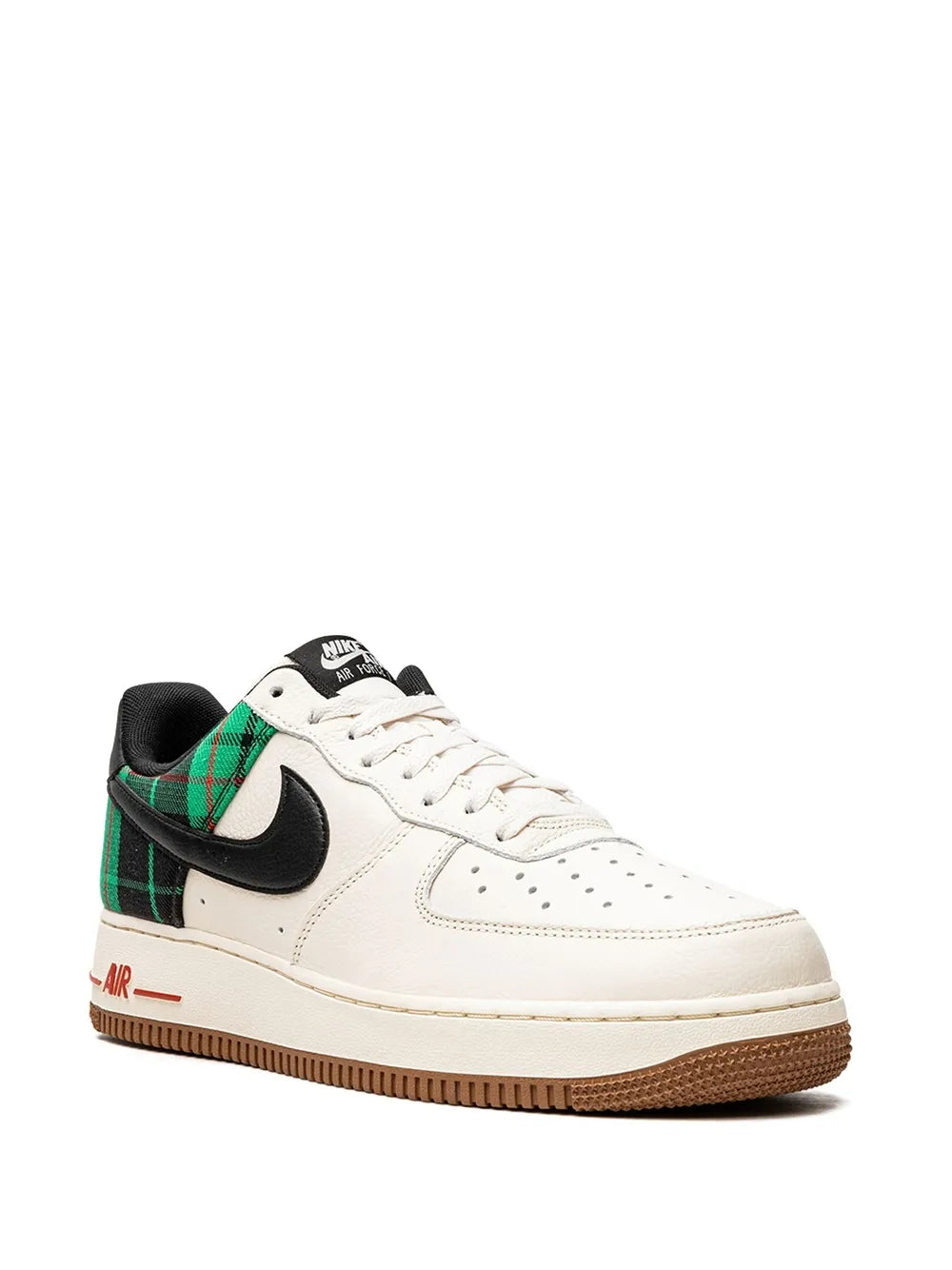 Nike Air Force 1 Low 07 Lx Plaid Pale Ivory Stadium Green Sneakers Grazuv Mart