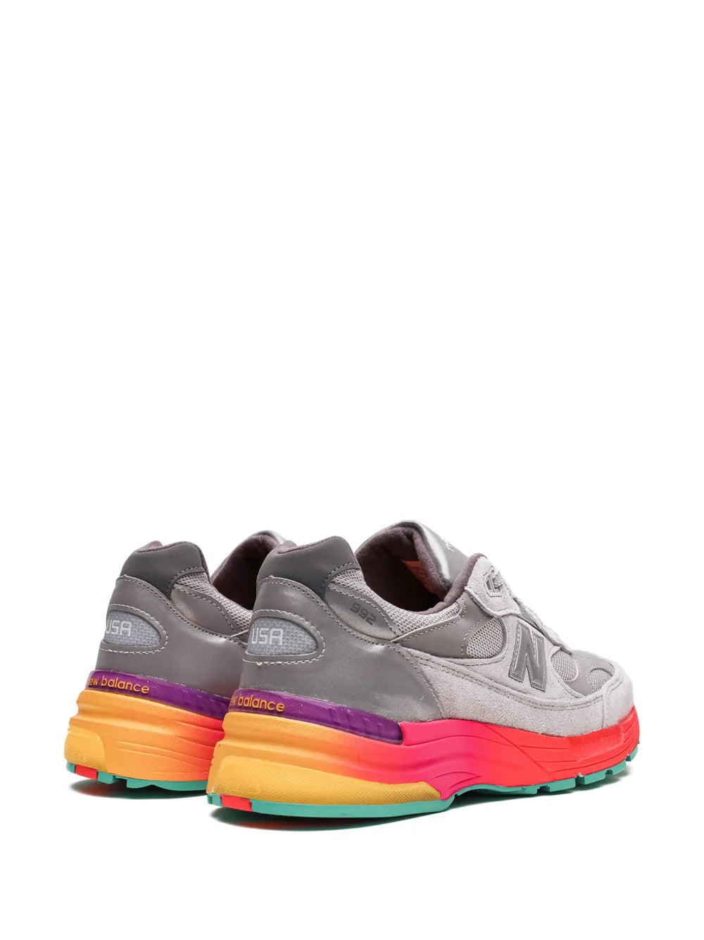 New Balance 992 Miusa Grey Multi Sneakers Grazuv Mart