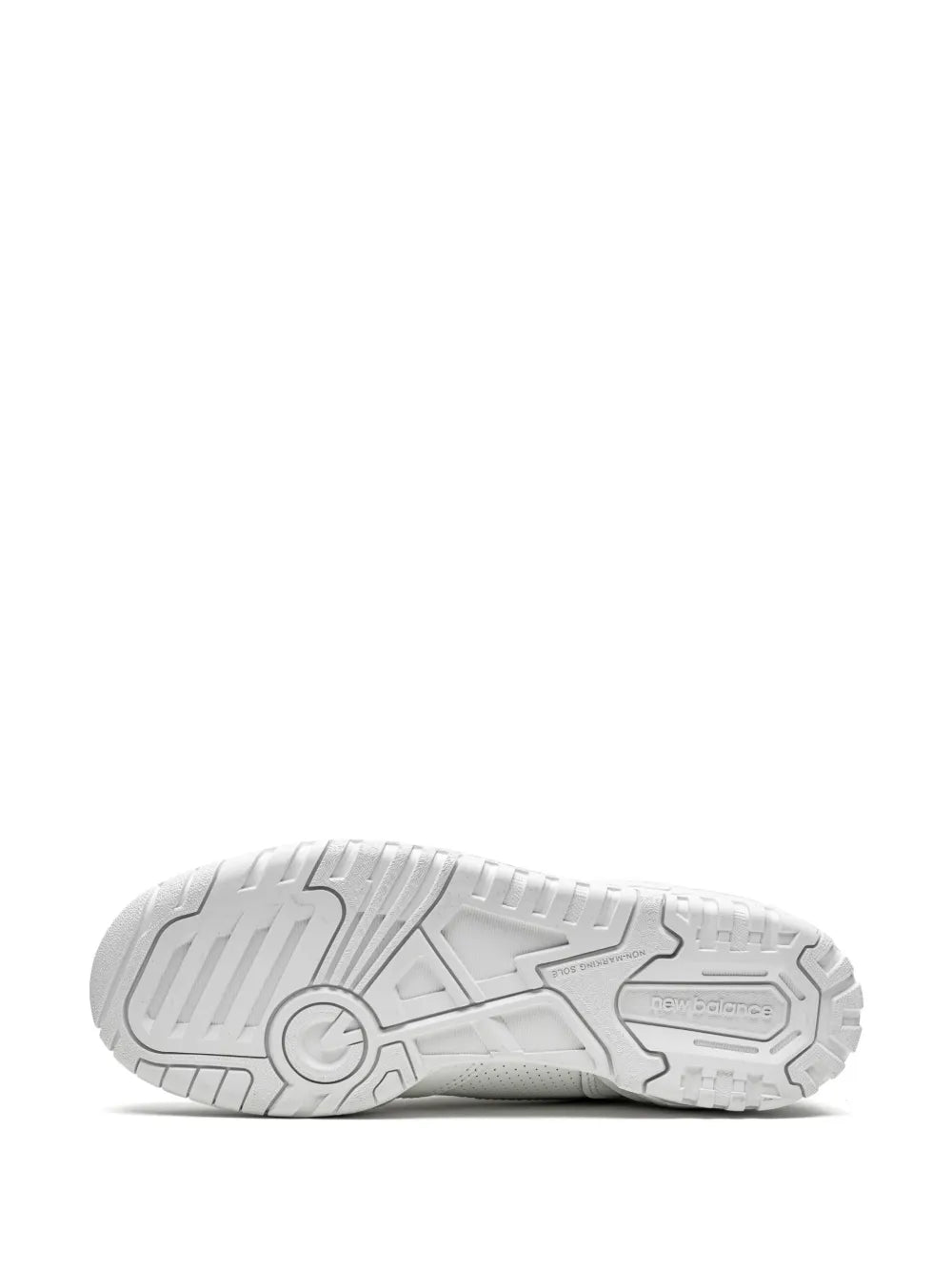 New Balance 550 Triple White Sneakers Grazuv Mart