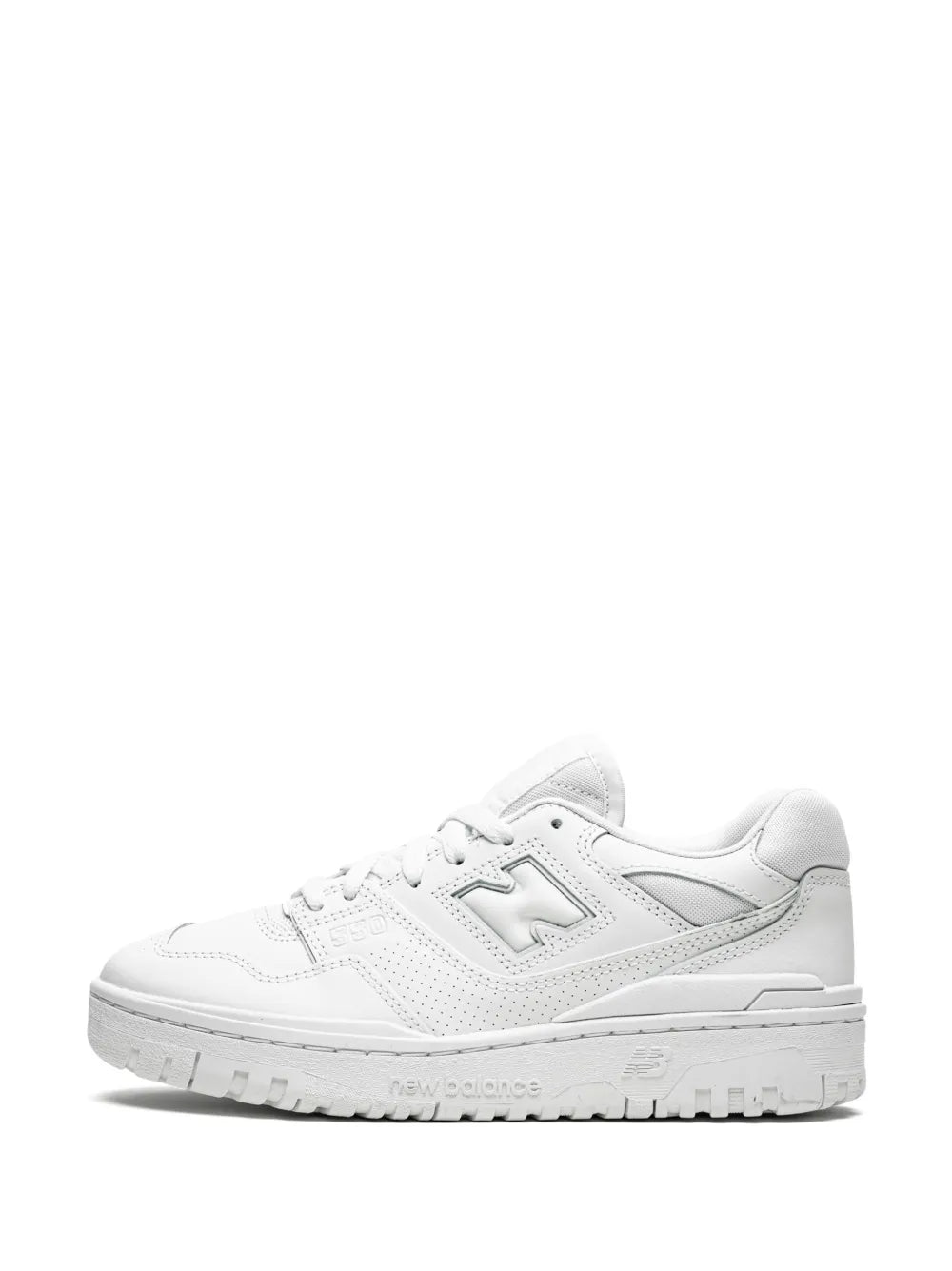 New Balance 550 Triple White Sneakers Grazuv Mart