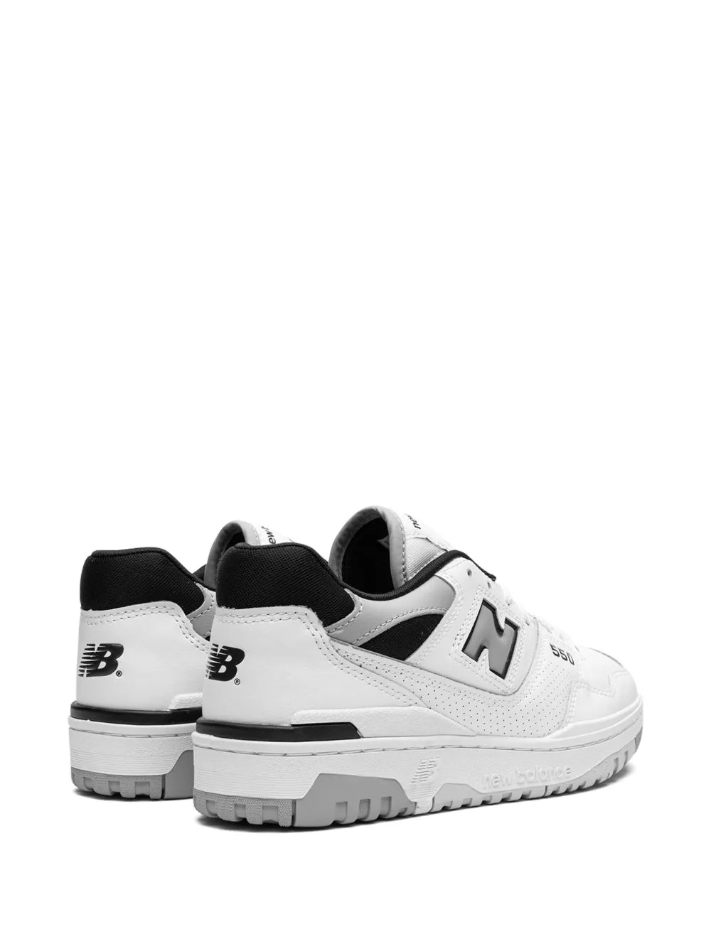 New Balance 550 White/Grey/Black Sneakers Grazuv Mart