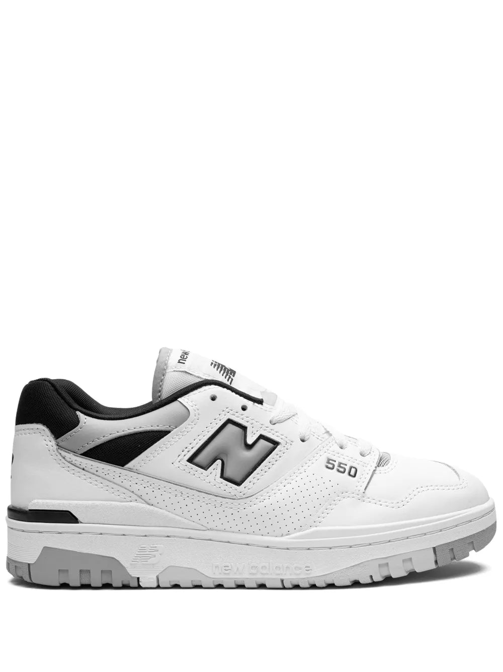 New Balance 550 White/Grey/Black Sneakers Grazuv Mart