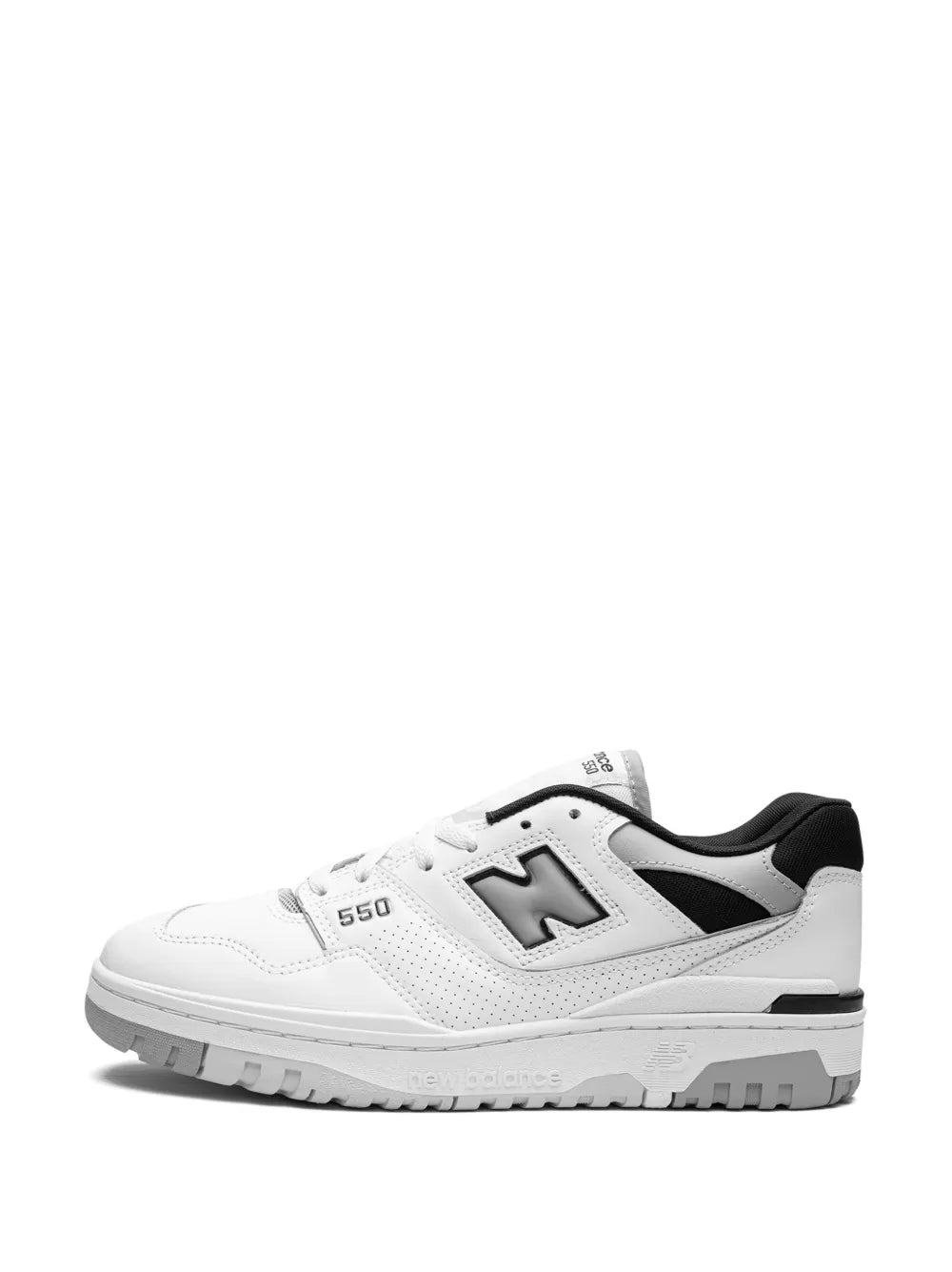 New Balance 550 White/Grey/Black Sneakers Grazuv Mart