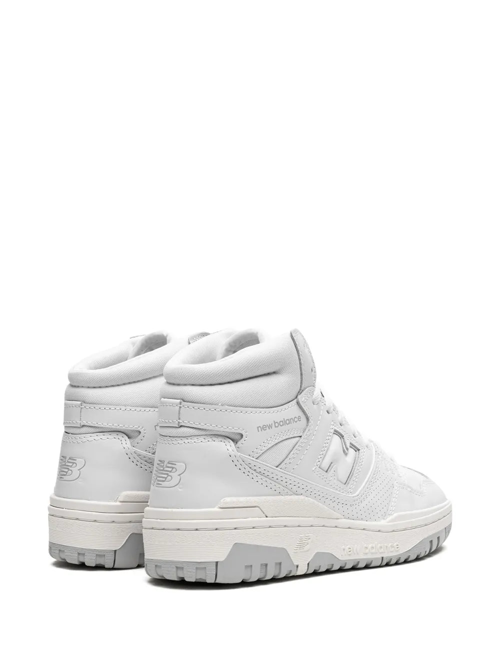 New Balance 650 Triple White Sneakers Grazuv Mart