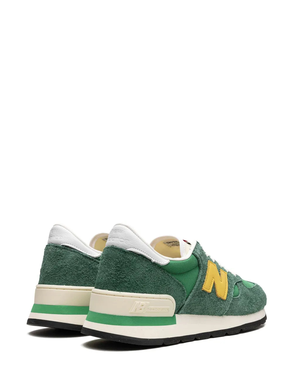 New Balance 990 V1 Green/Gold Sneakers Grazuv Mart