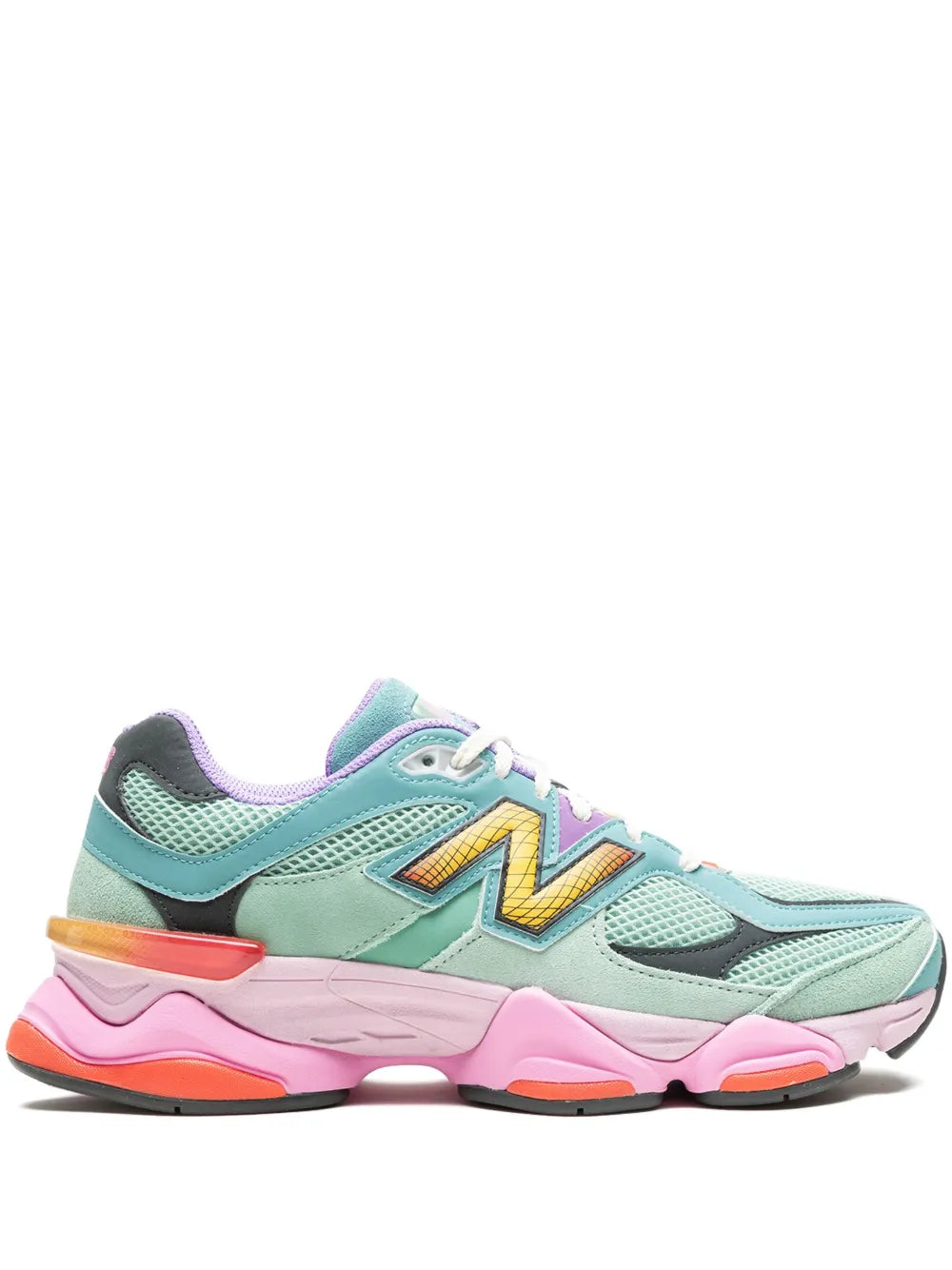 New Balance 9060 Sage Leaf/Neo Flame Sneakers Grazuv Mart