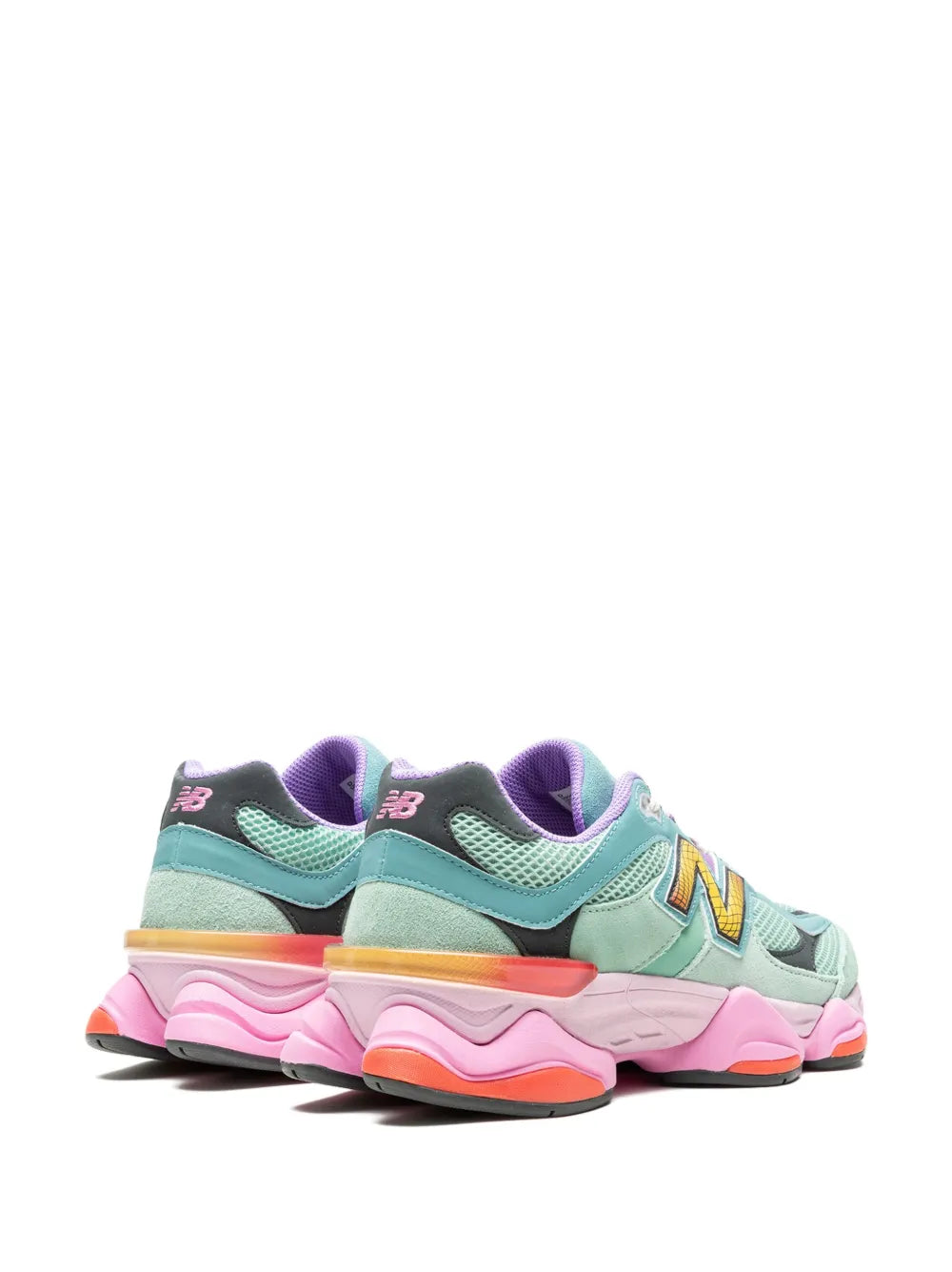 New Balance 9060 Sage Leaf/Neo Flame Sneakers Grazuv Mart