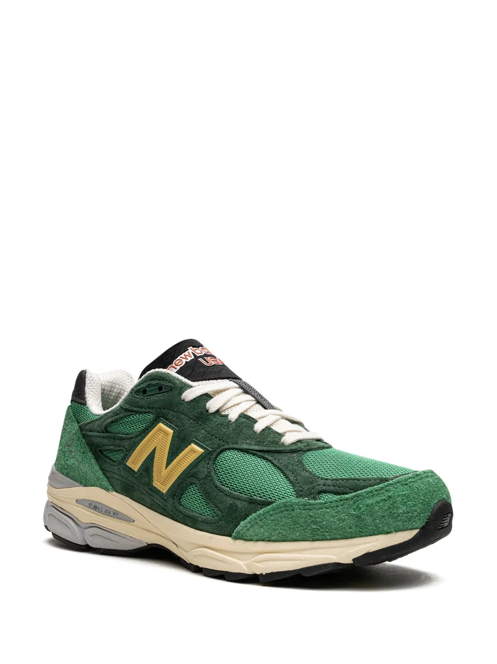 New Balance 990 V3 Made In Usa - Green/Yellow Sneakers Grazuv Mart