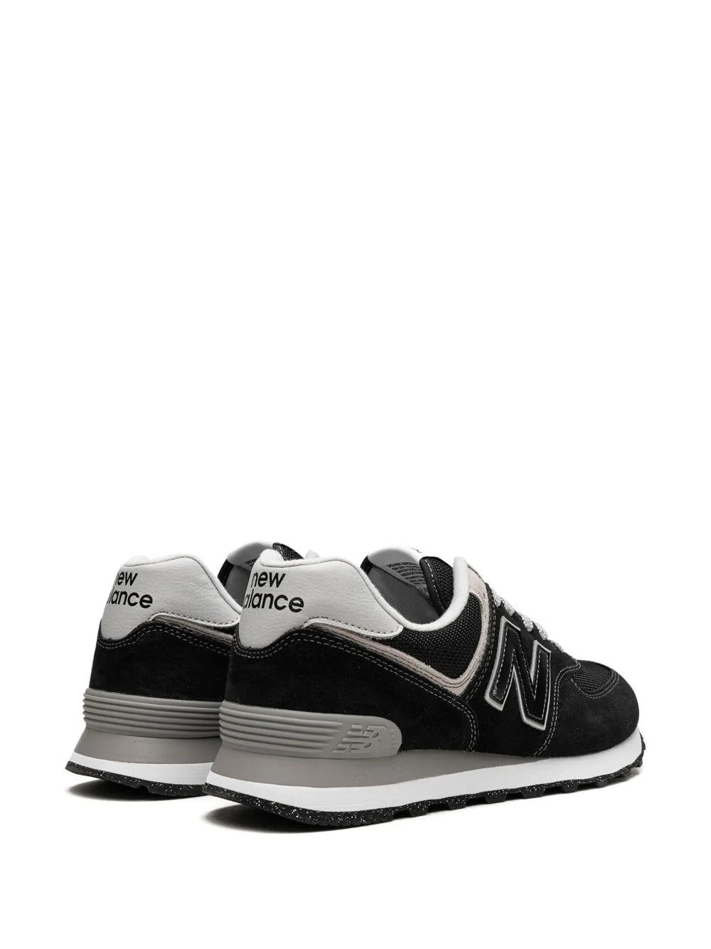 New Balance 574 Black White Sneakers Grazuv Mart