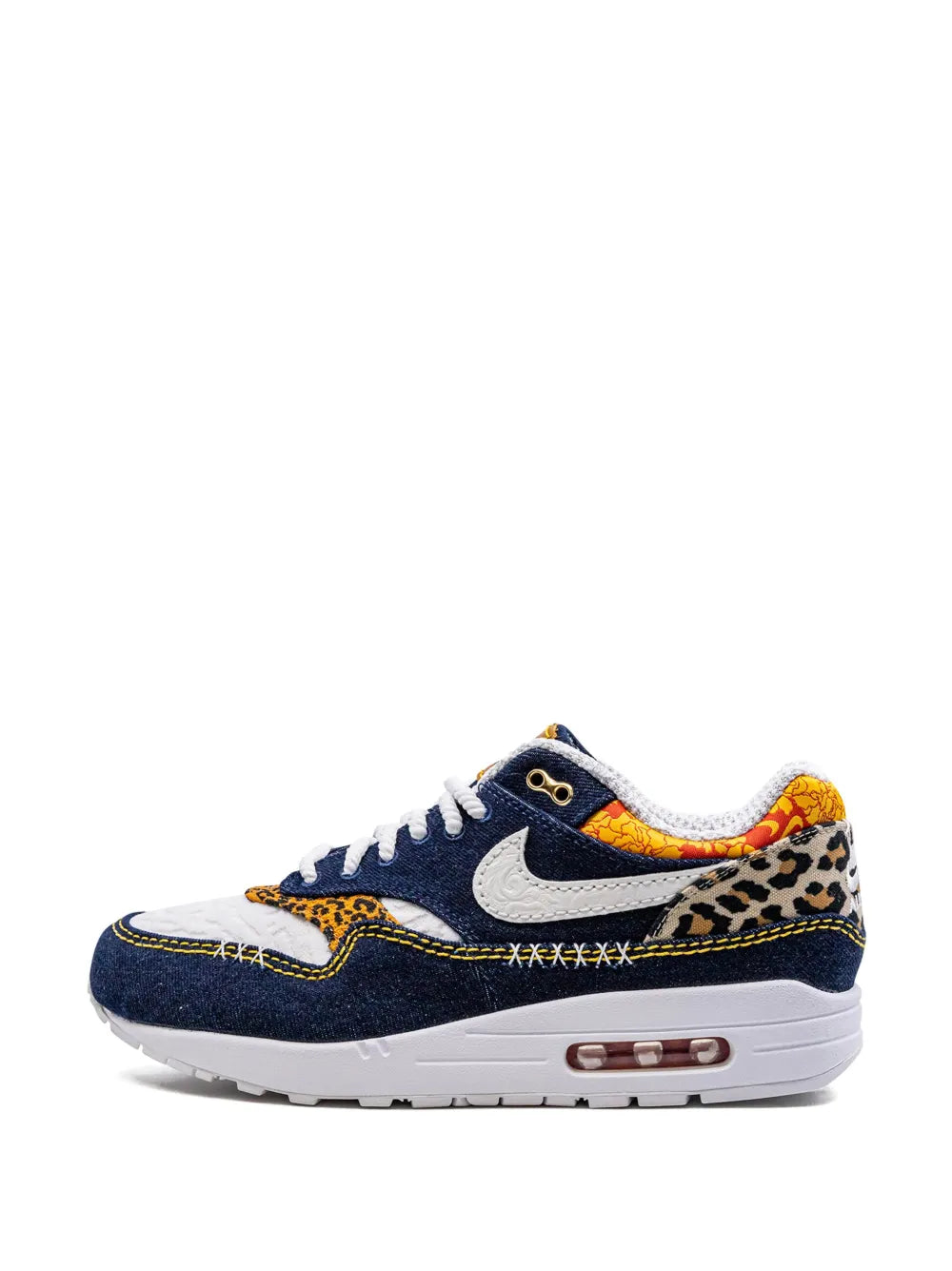Nike Air Max 1 Prm Denim Leopard Sneakers Grazuv Mart