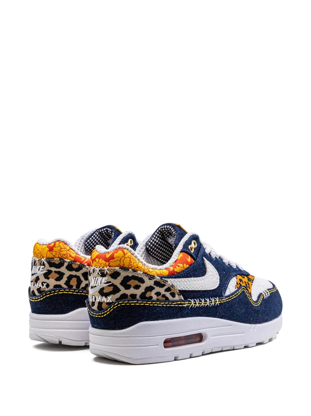 Nike Air Max 1 Prm Denim Leopard Sneakers Grazuv Mart