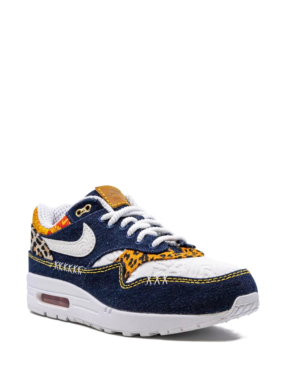 Nike Air Max 1 Prm Denim Leopard Sneakers Grazuv Mart