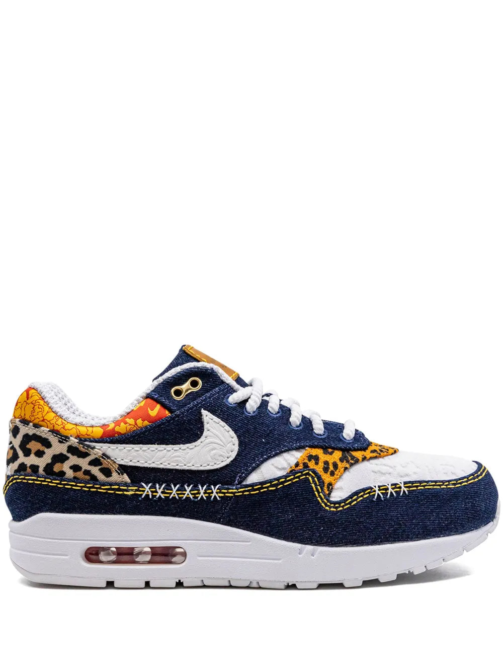 Nike Air Max 1 Prm Denim Leopard Sneakers Grazuv Mart