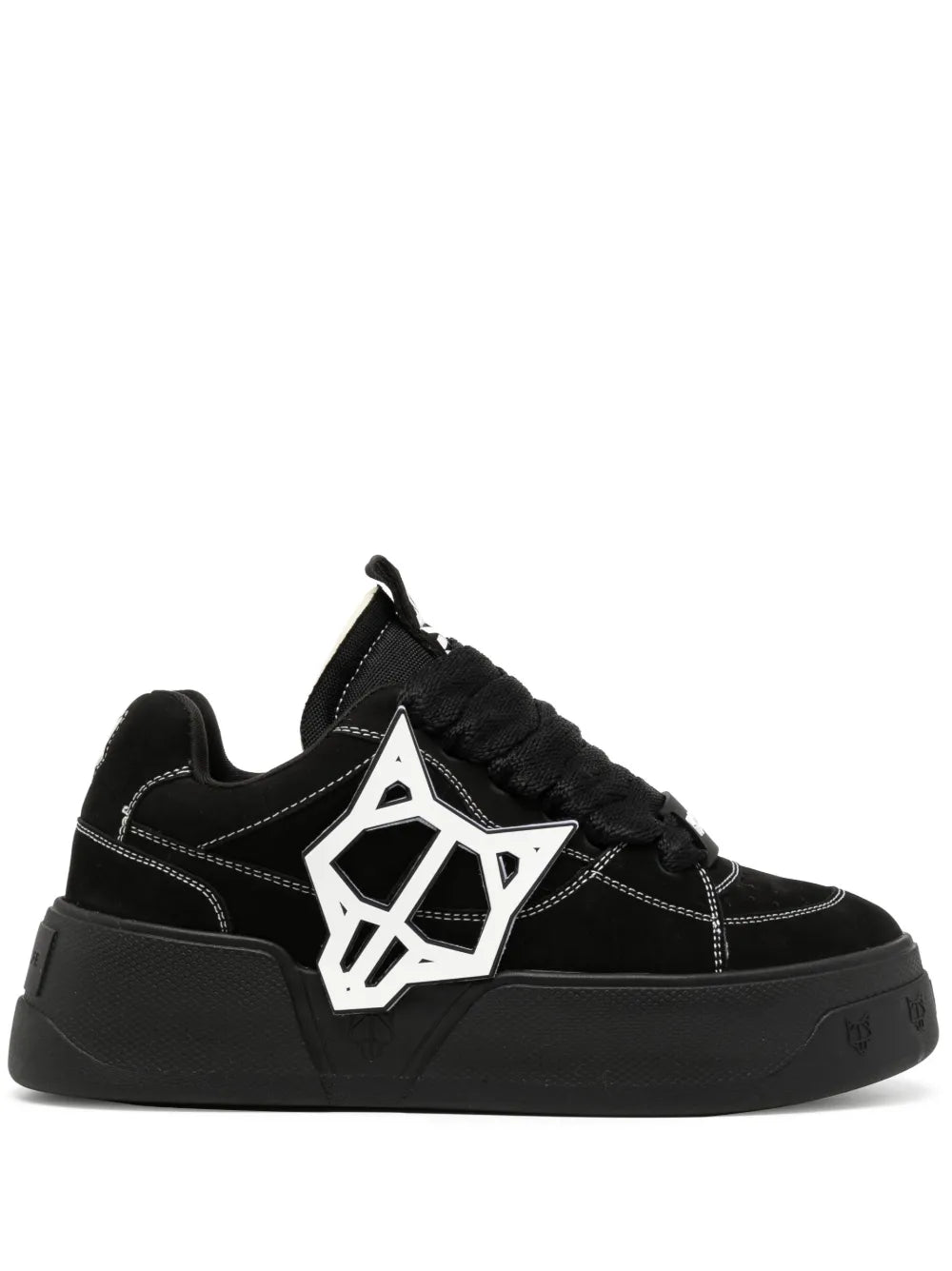 Naked Wolfe Kosa Midnight Low-Top Sneakers Grazuv Mart
